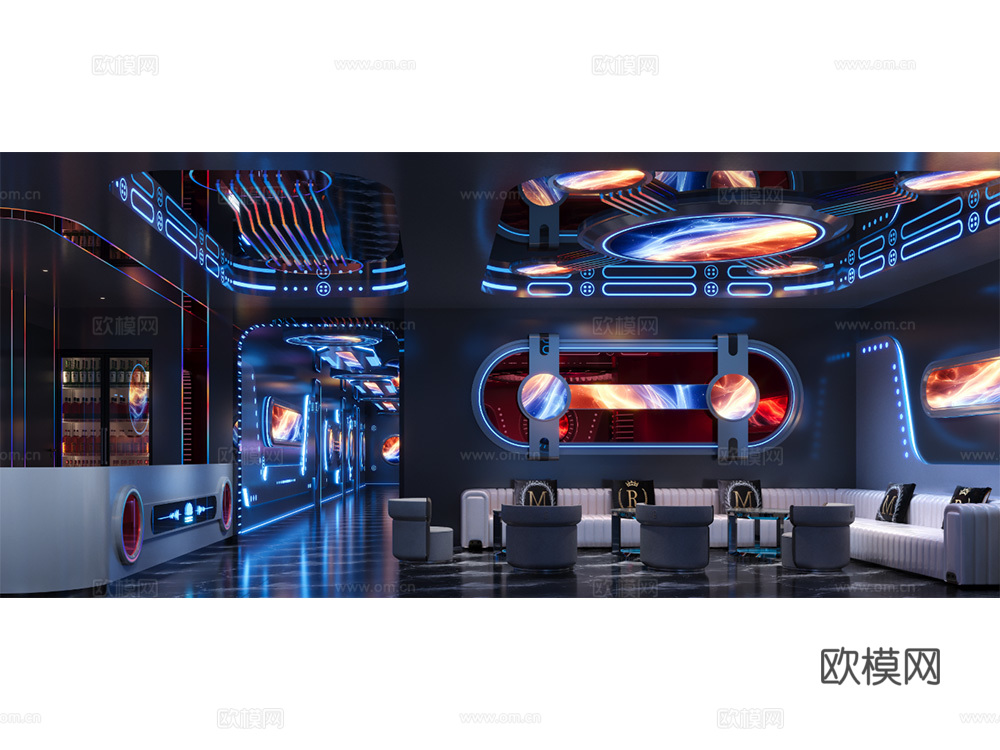 某KTV沐足会所施工图cad施工图