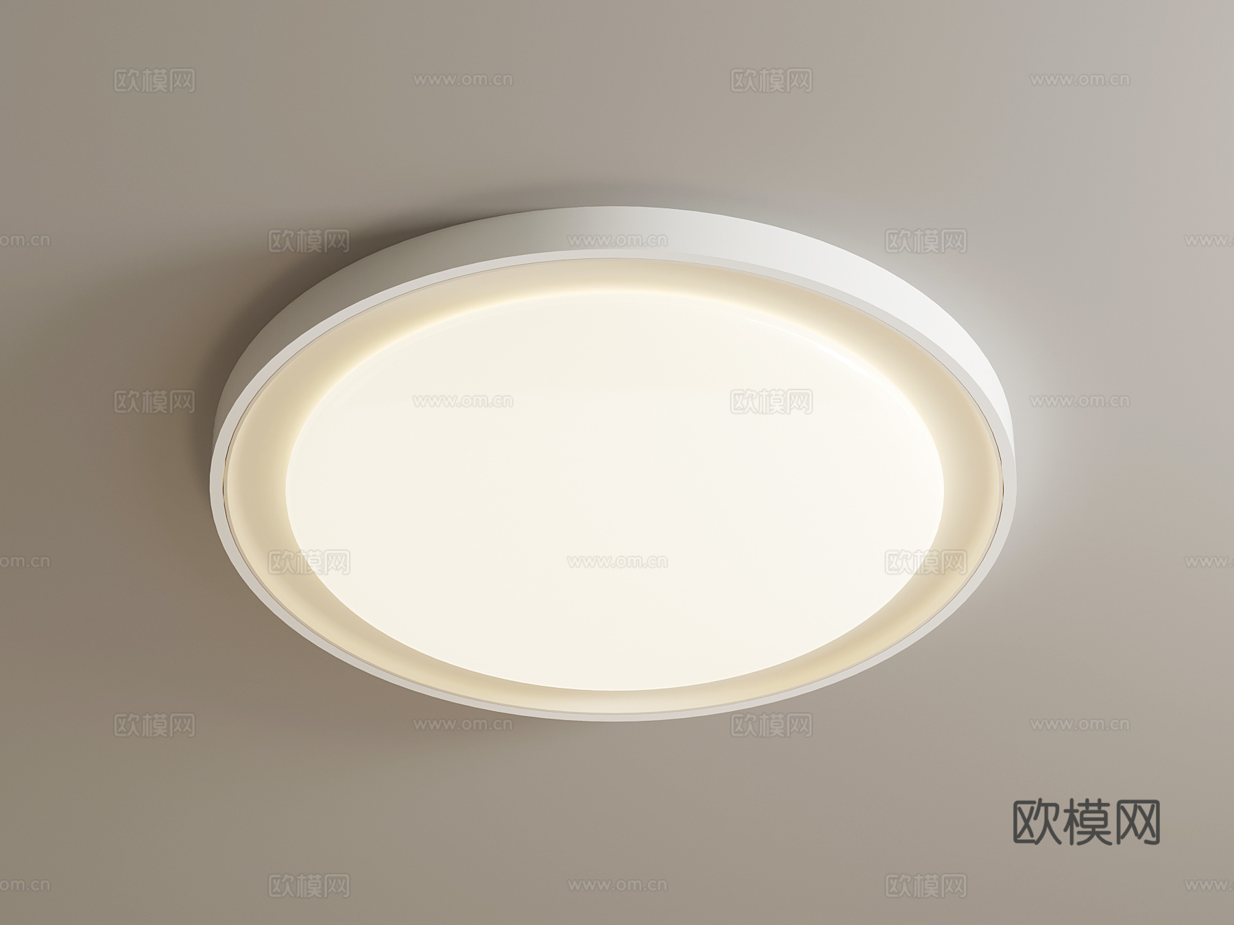 现代吸顶灯su模型