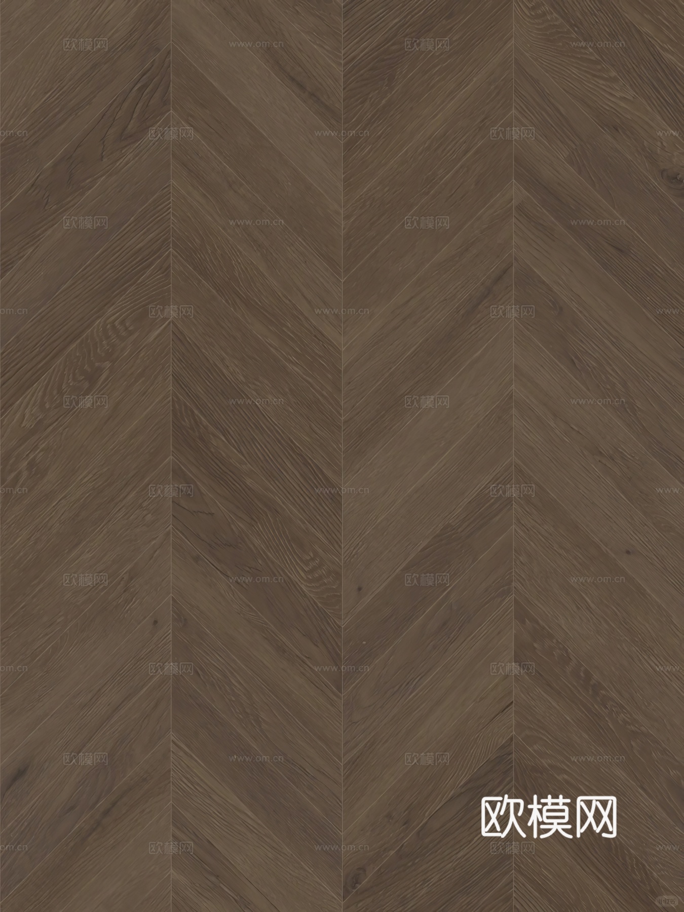 无缝深棕色鱼骨拼人字拼木地板