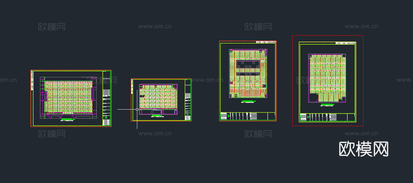 屋顶分布式光伏发电全套cad图纸(含光伏基础布置图)cad施工图