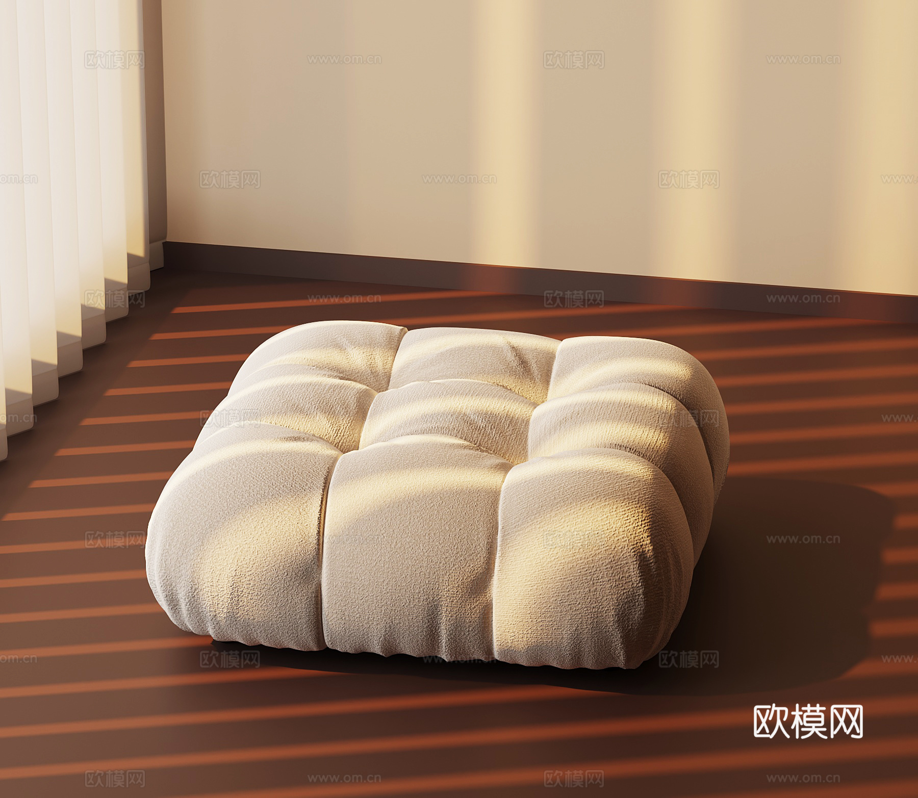 现代凳子 沙发凳 换鞋凳su模型