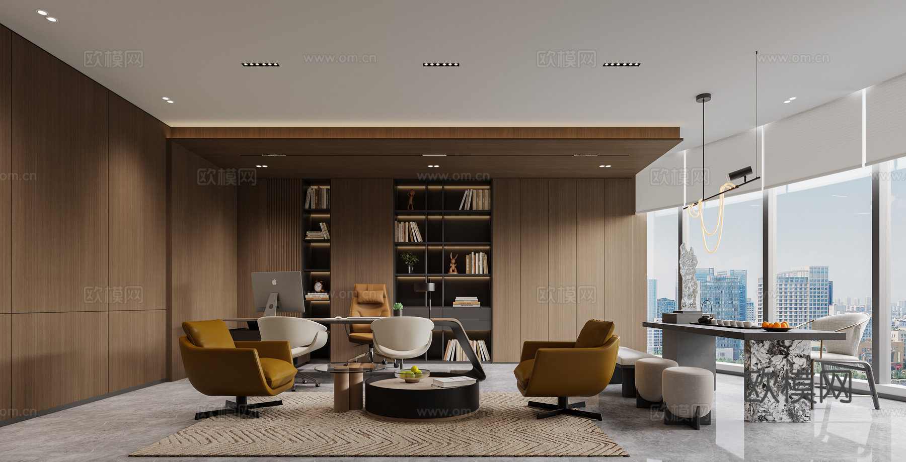 某酒店办公室设计cad施工图