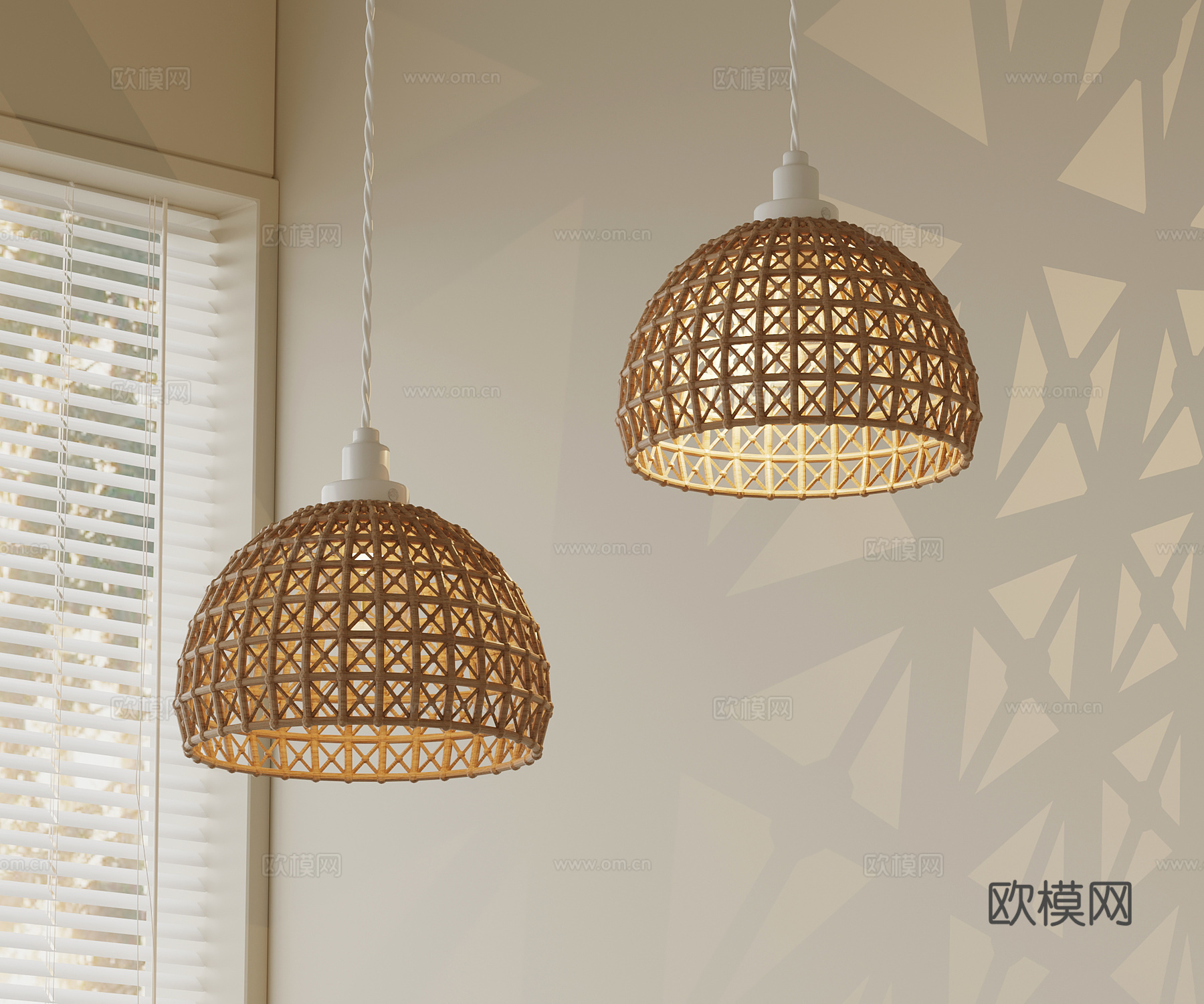 中古风吊灯 镂空吊灯 餐厅吊灯3d模型下载