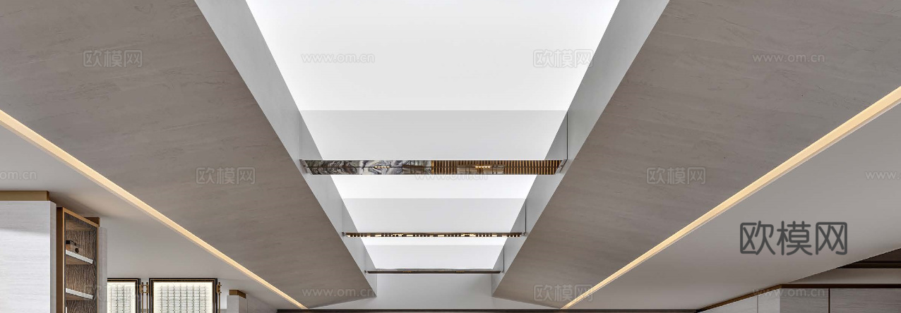 展厅天花 软膜天花 酒店大堂天花  天花吊顶节点cad施工图