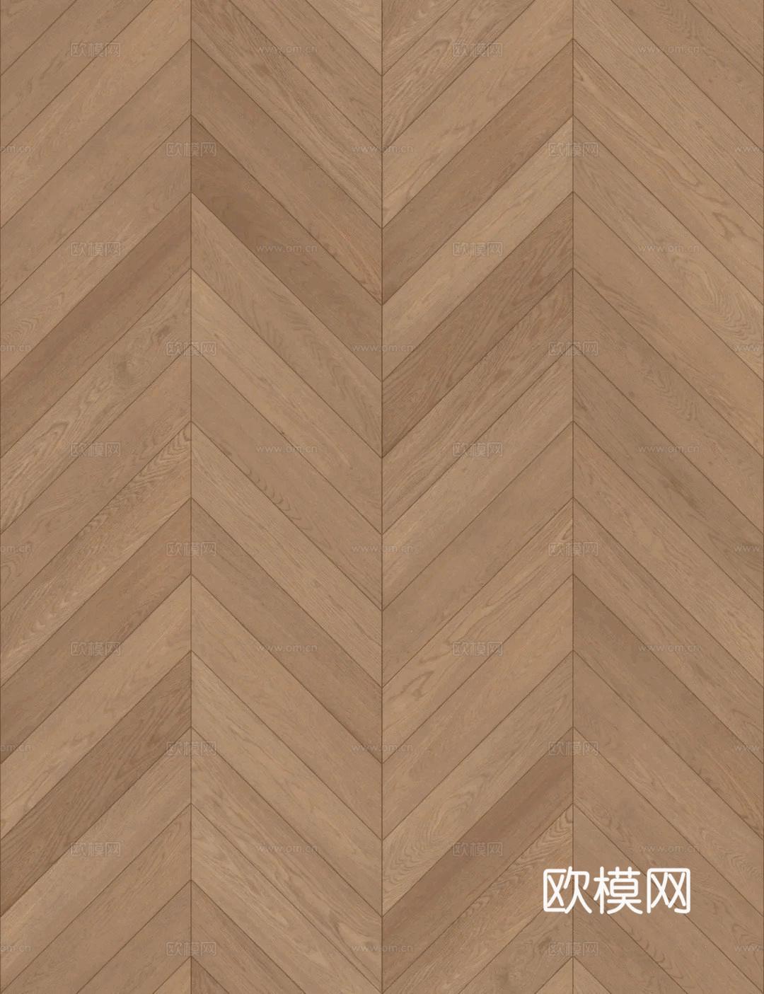 奶油侘寂无缝鱼骨拼人字拼木地板贴图