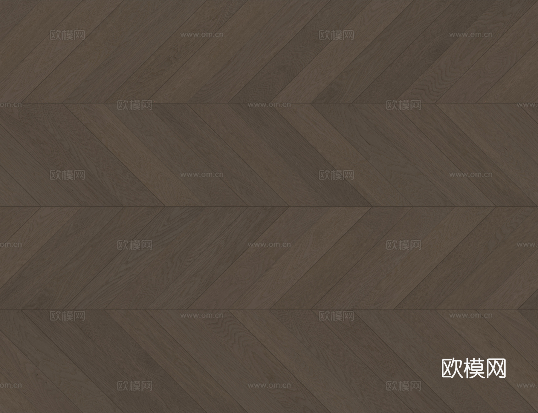 无缝深棕色鱼骨拼人字拼木地板