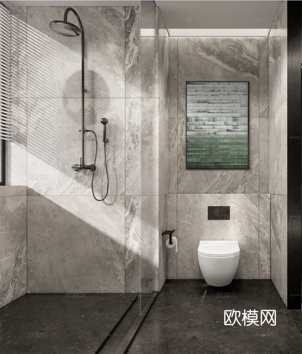 卫生间墙面 石材墙面 墙面节点cad施工图