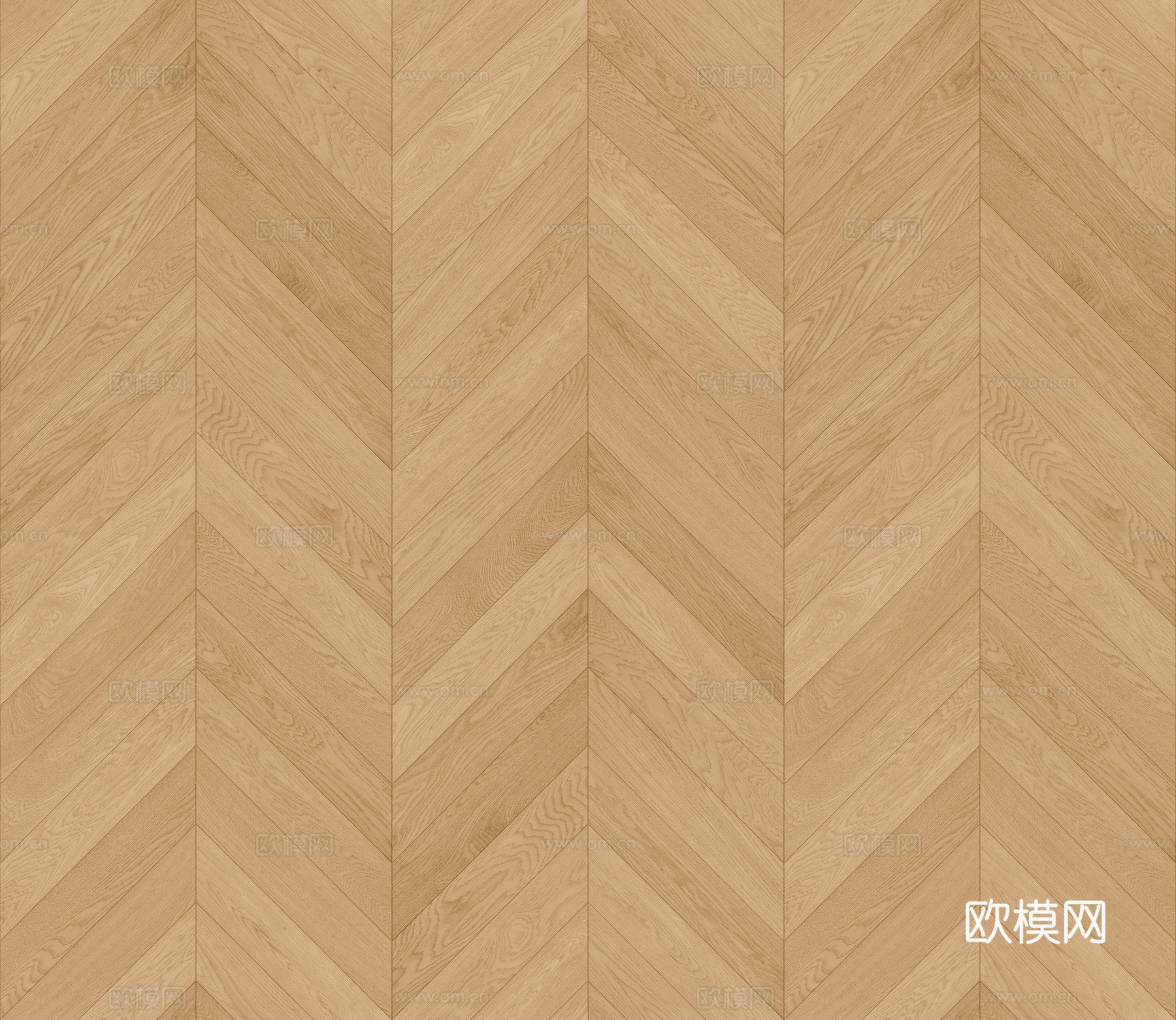 无缝原木色鱼骨拼人字拼木地板贴图