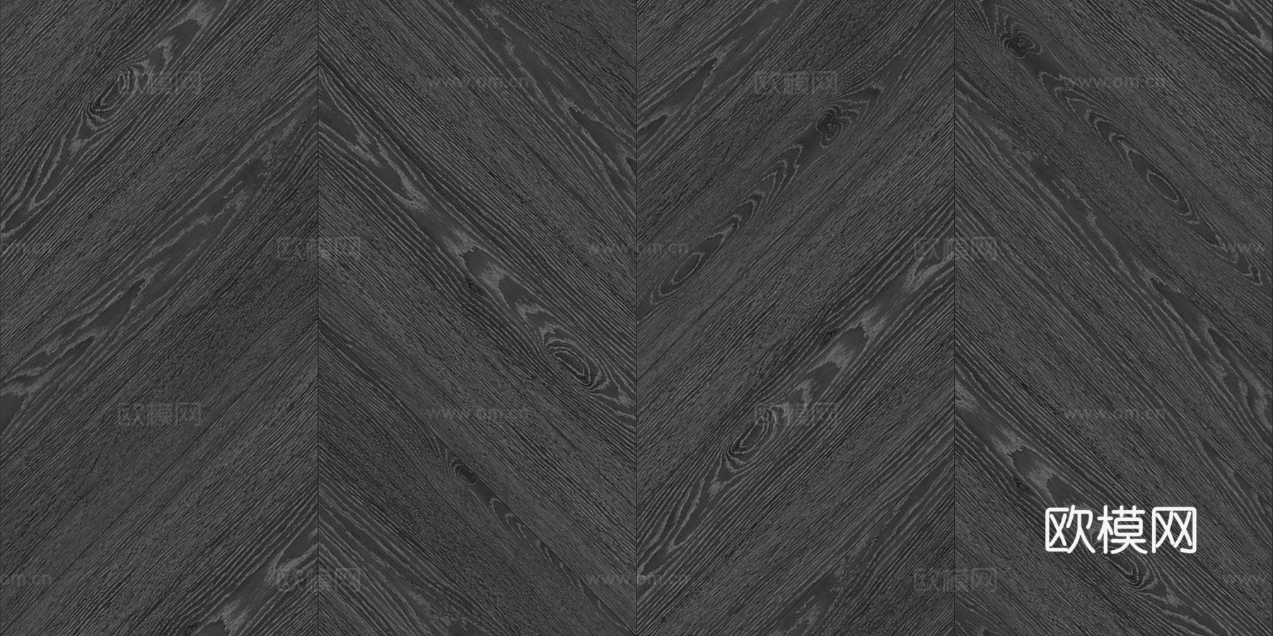 无缝黑色鱼骨拼人字拼木地板