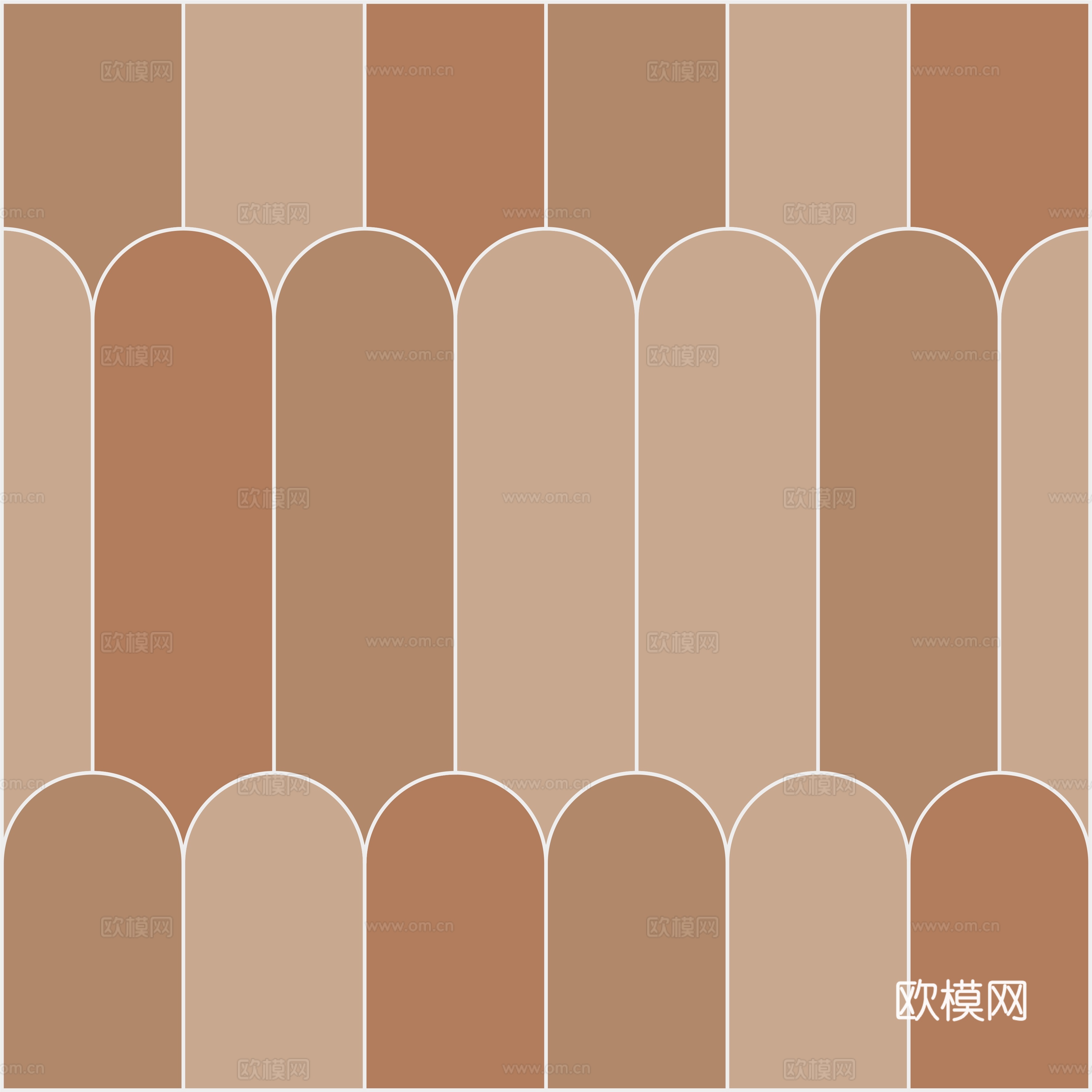 无缝橙色渐变羽毛砖瓷砖