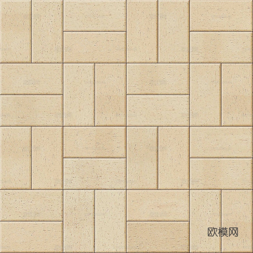 编织状瓷砖地面