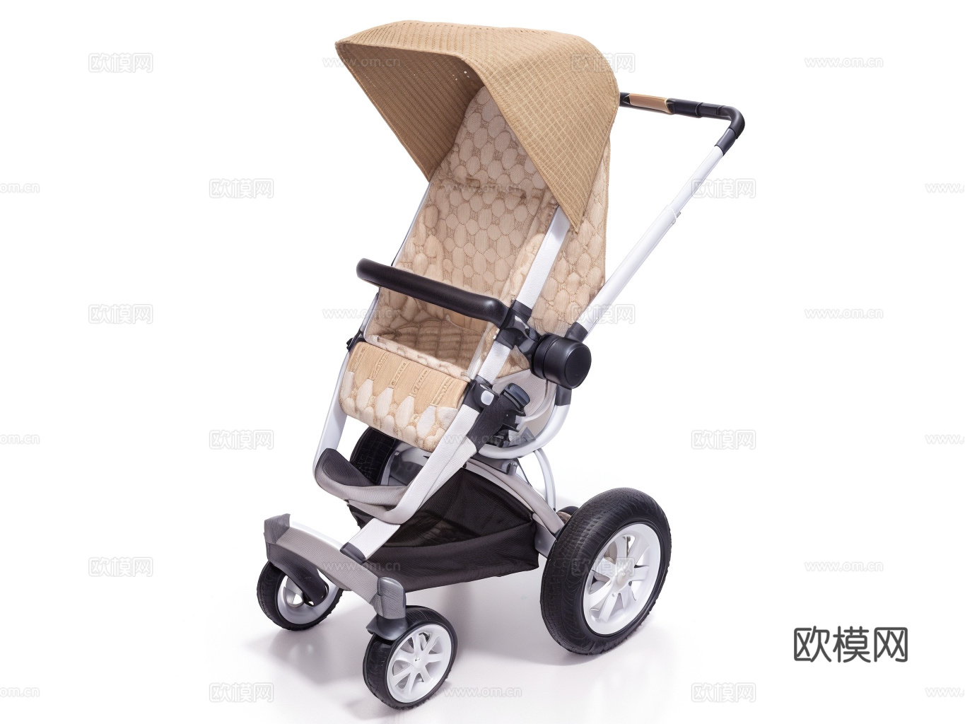 婴儿车su模型
