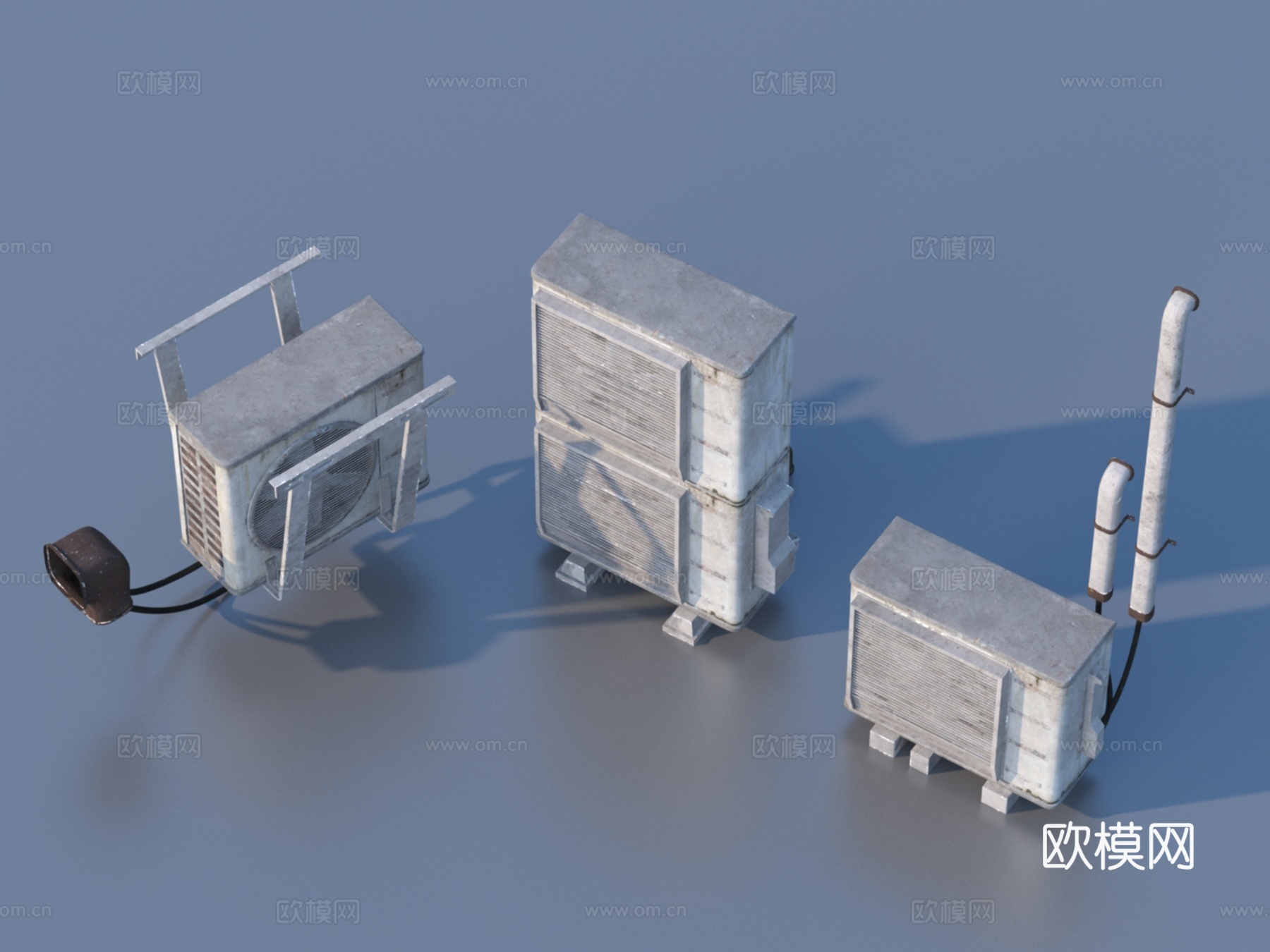 空调外机3d模型下载