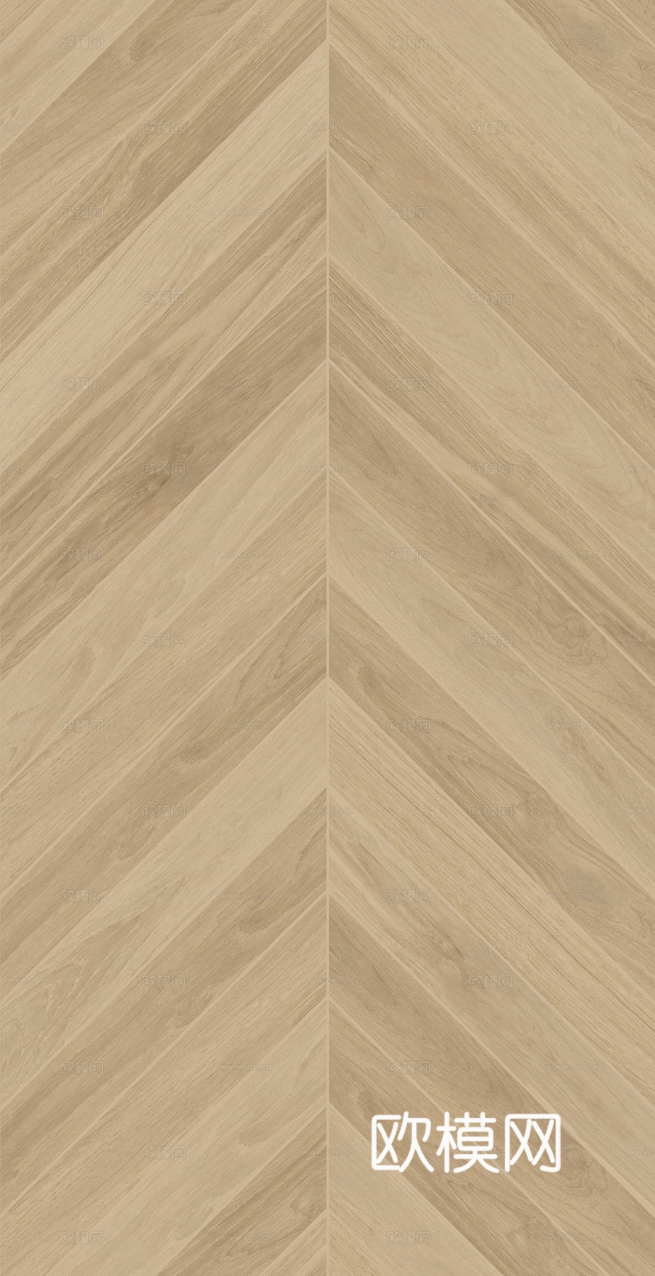 奶油侘寂无缝鱼骨木地板贴图