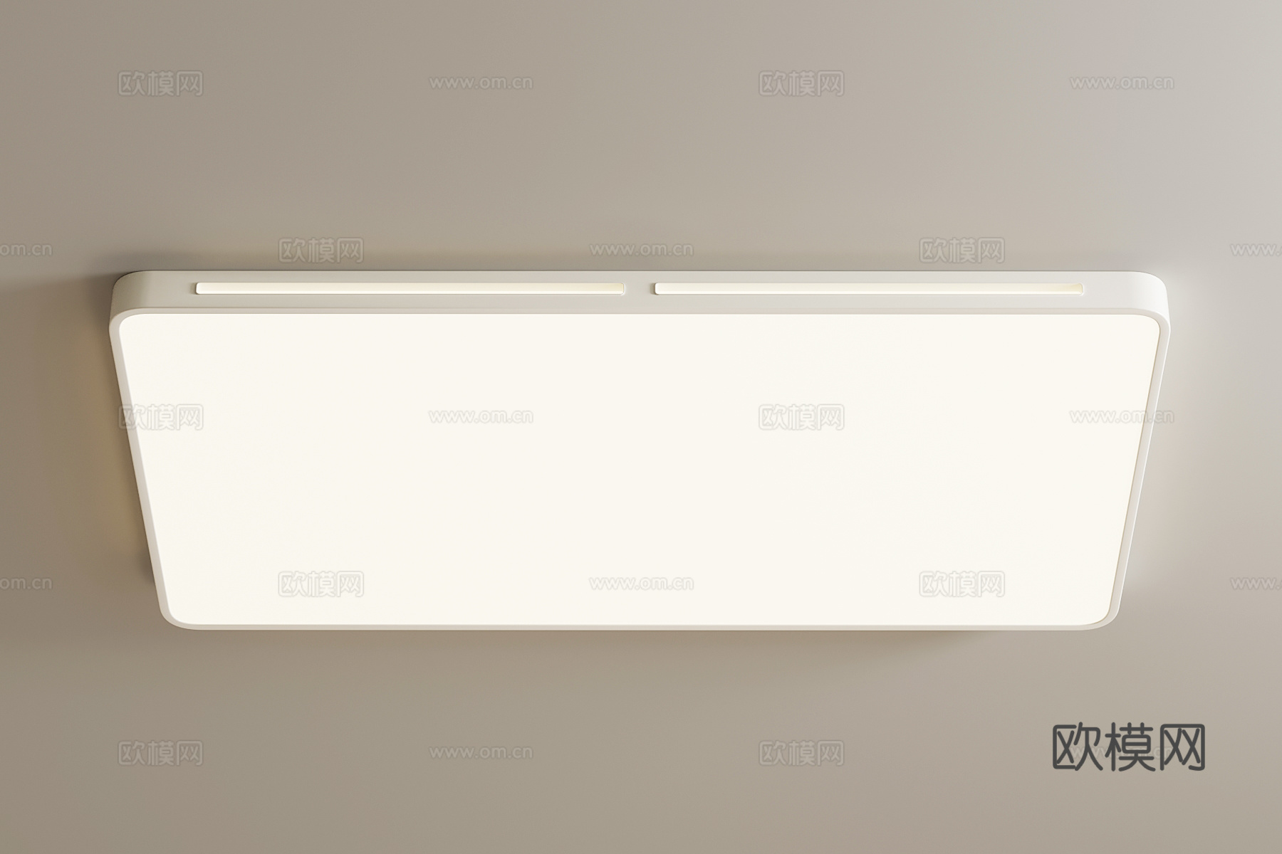 现代吸顶灯su模型