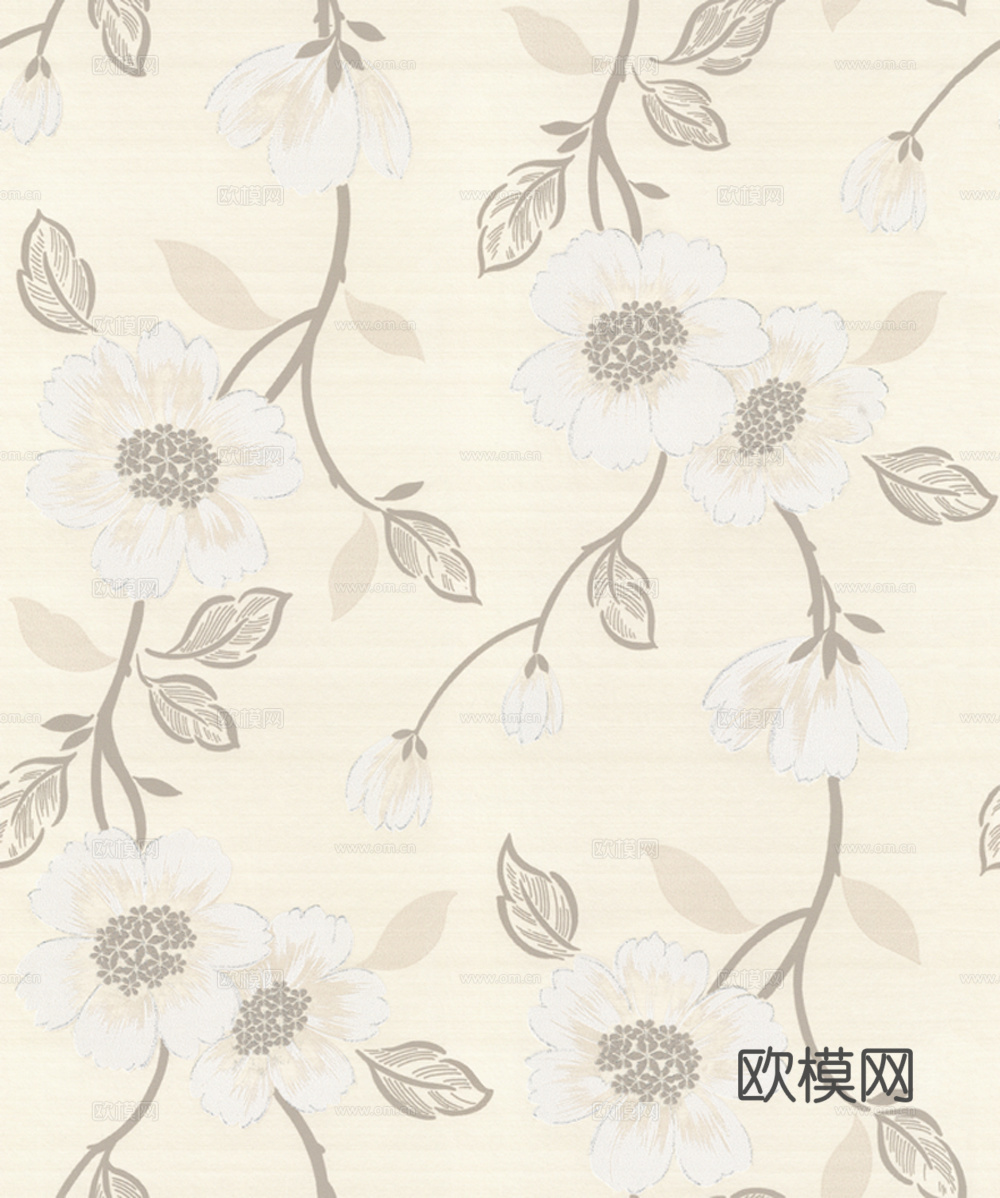 无缝小清新花纹壁纸