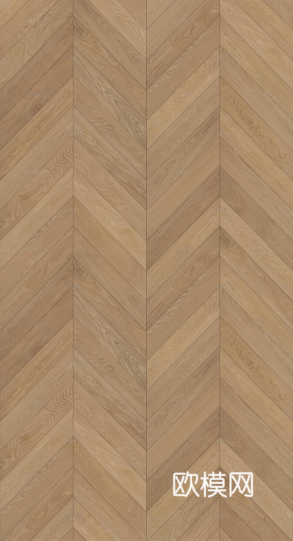 奶油侘寂无缝鱼骨木地板贴图