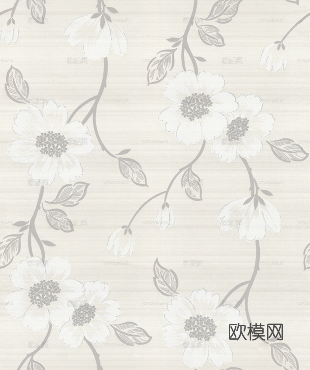 浅灰色花纹壁纸