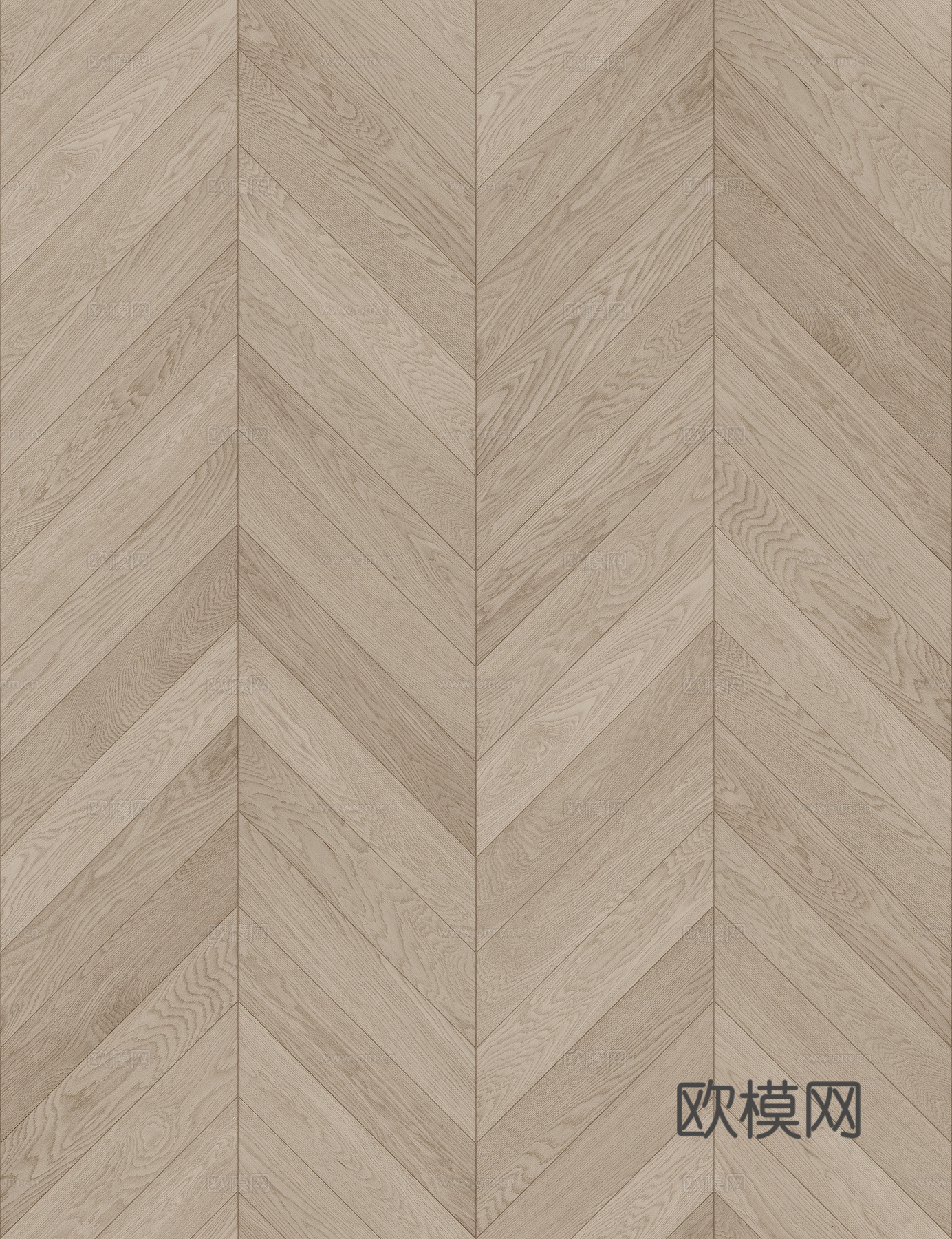 无缝浅色楸木鱼骨拼人字拼木地板