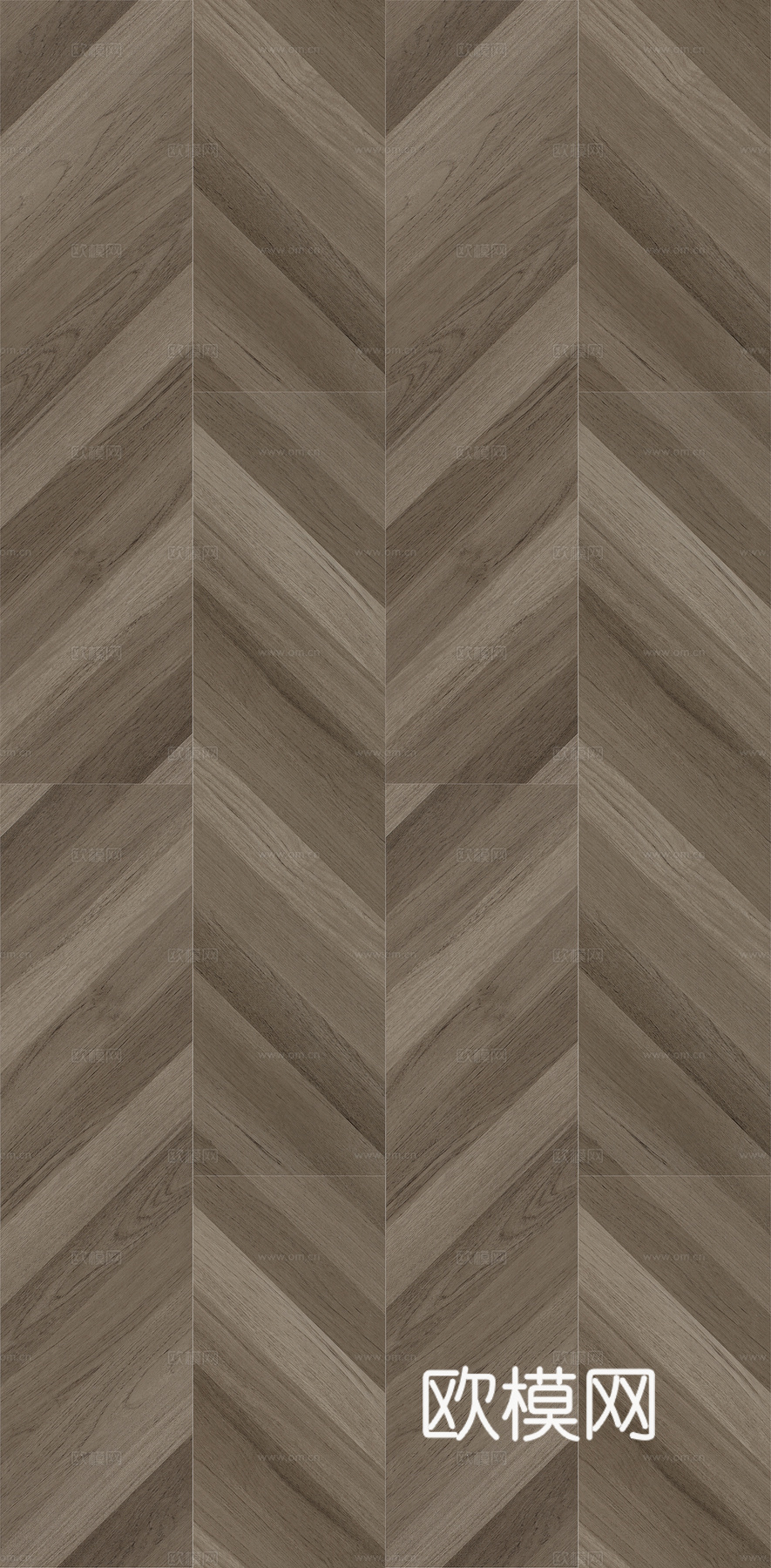 无缝深棕色鱼骨拼人字拼木地板