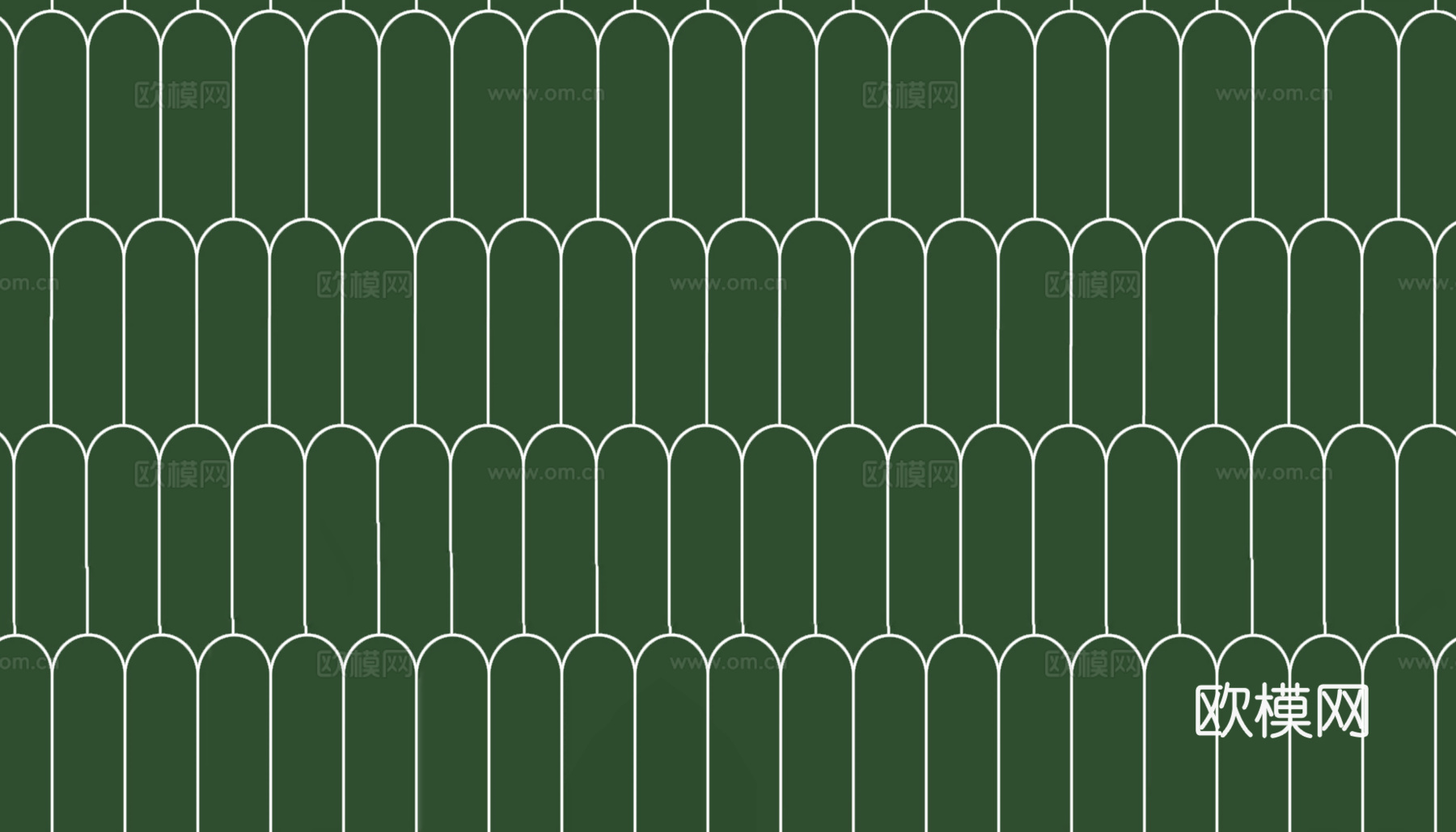 法式北欧无缝仿古砖 绿色羽毛砖贴图