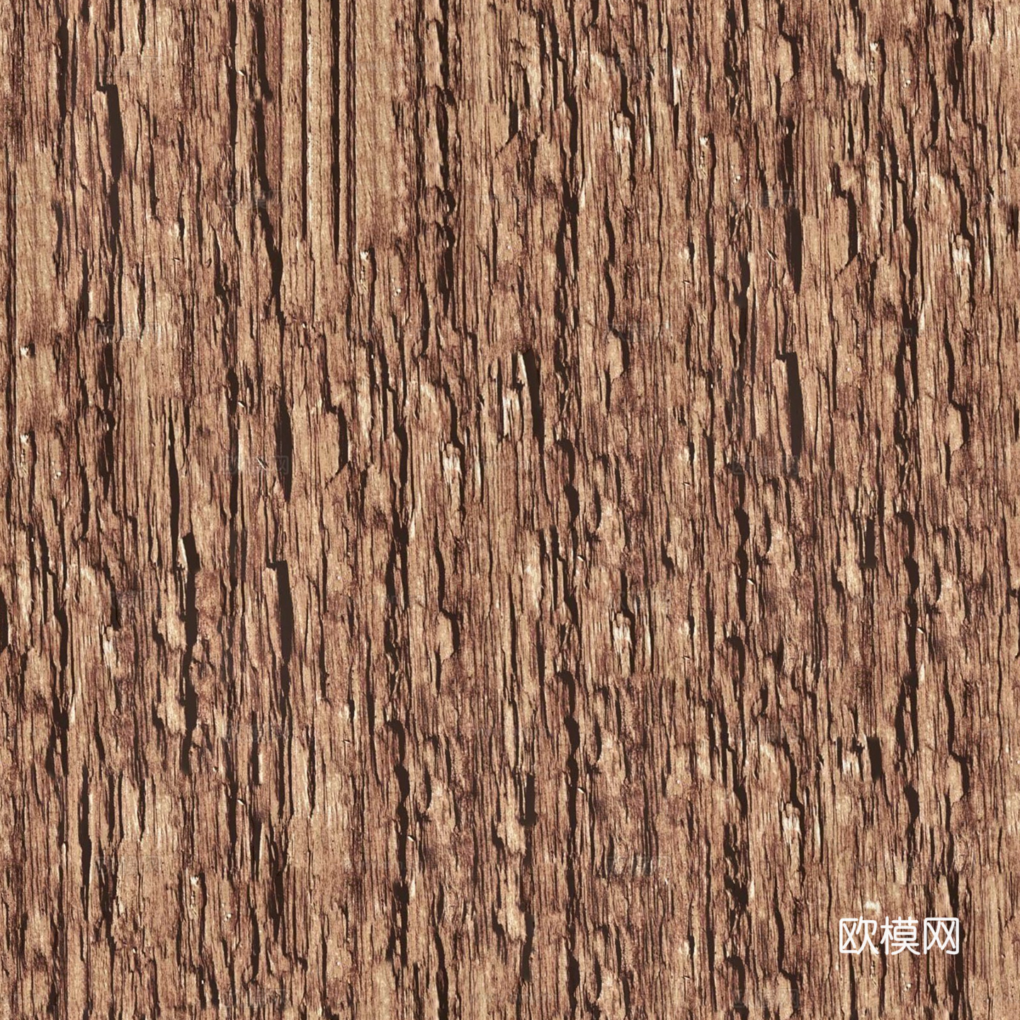 现代无缝树皮贴图