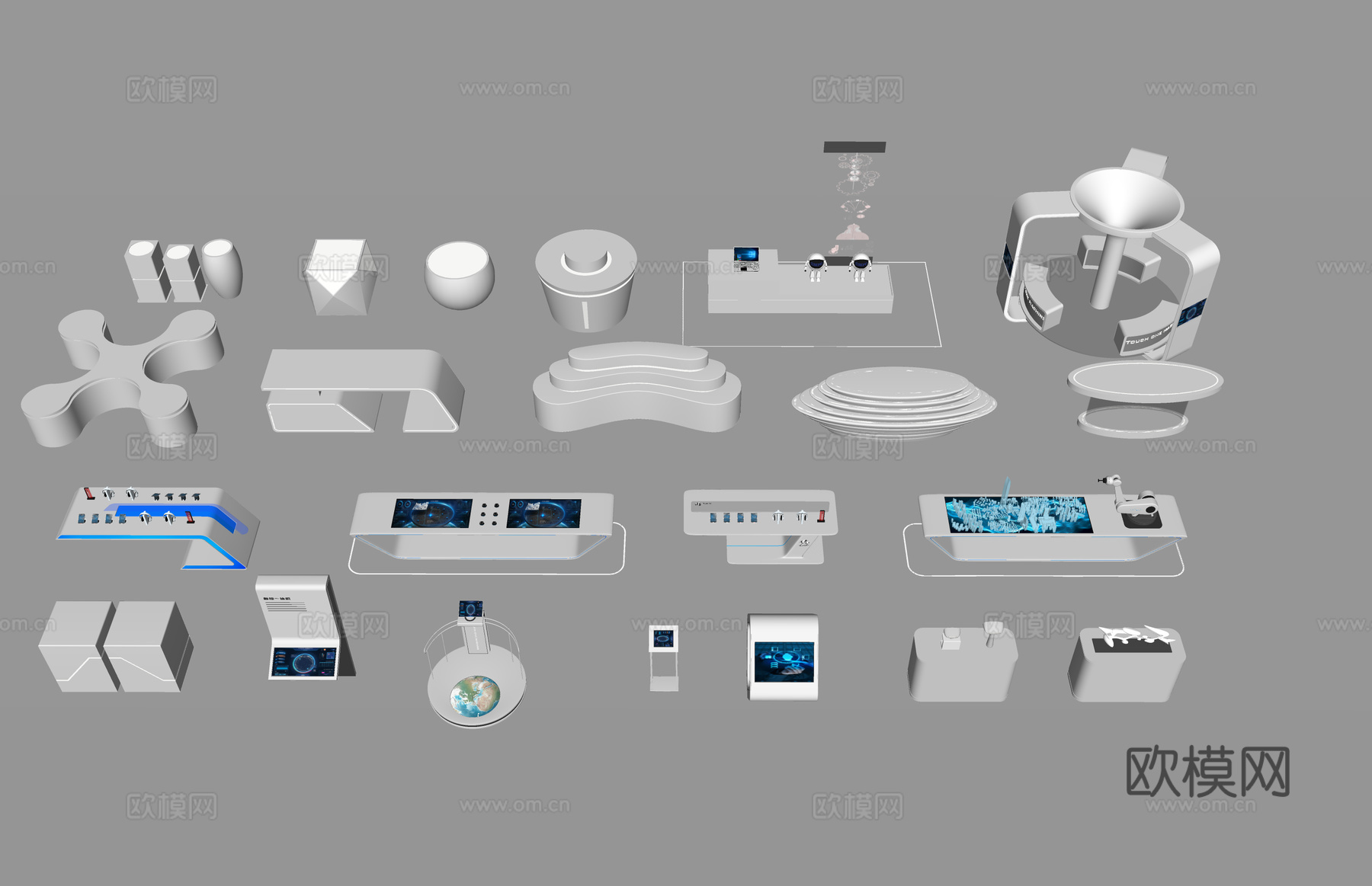电脑 灯 电器 油烟机 电视 家具 冰箱 微波炉 燃气灶su模型