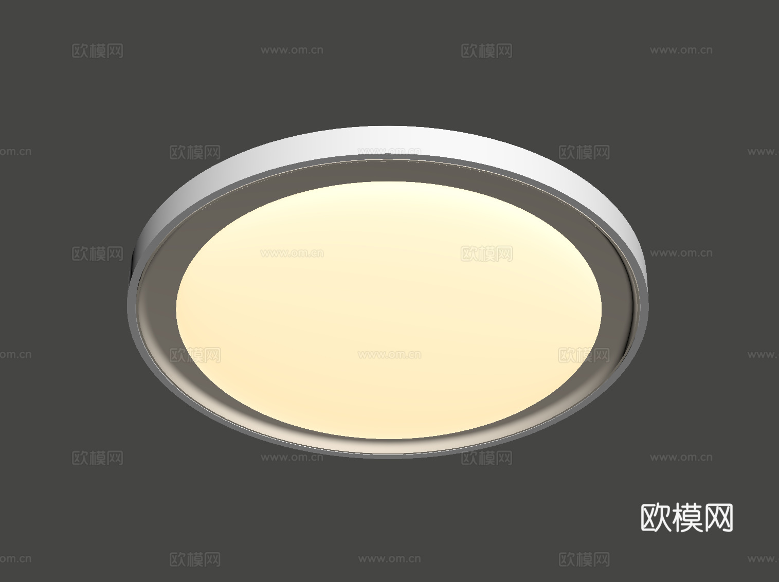 现代吸顶灯su模型