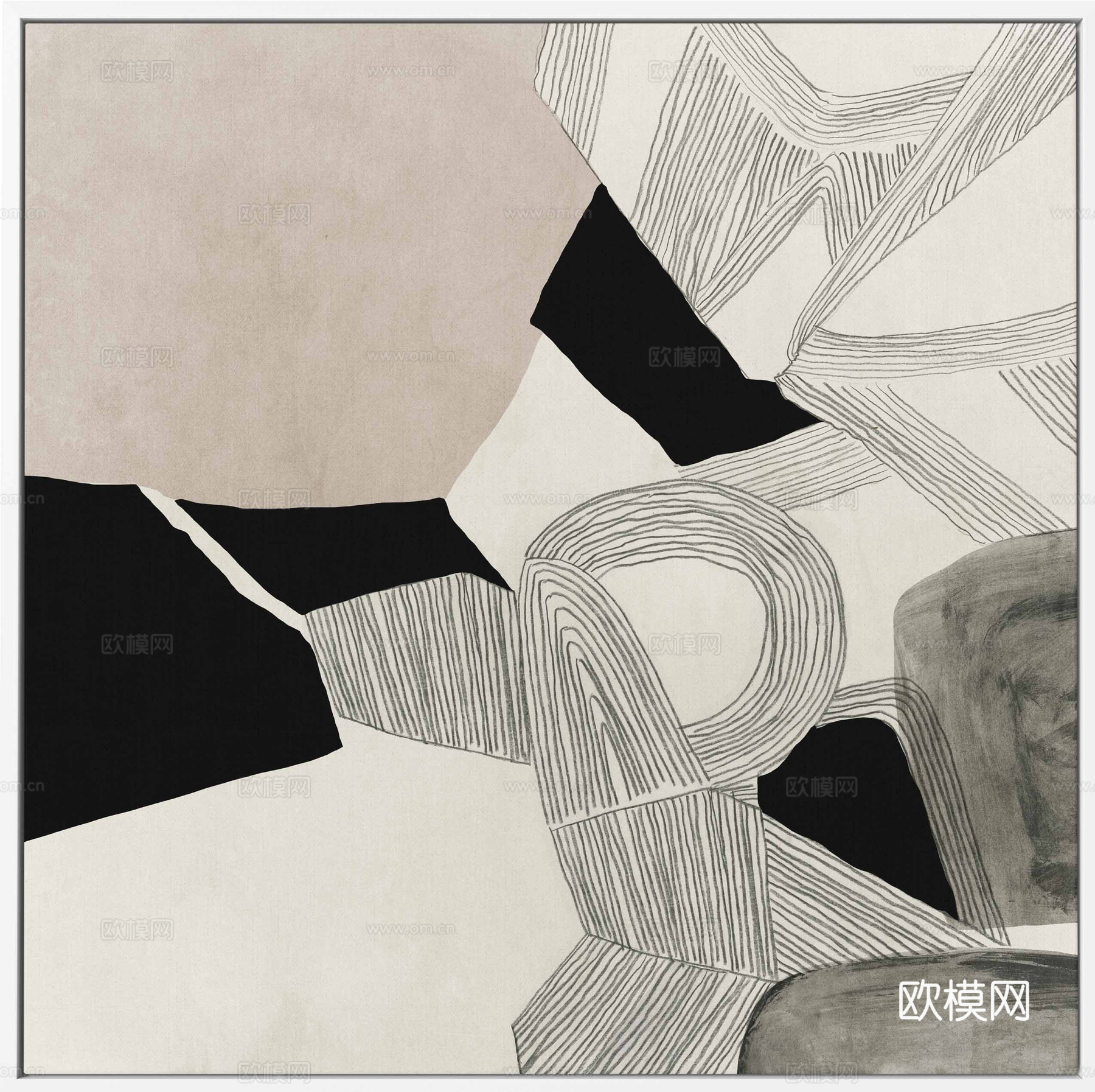 现代抽象装饰画 现代装饰画