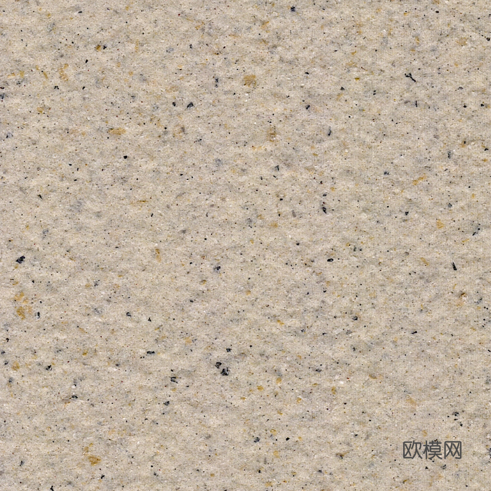 现代无缝浅米色 水包砂 真石漆 仿石涂料贴图