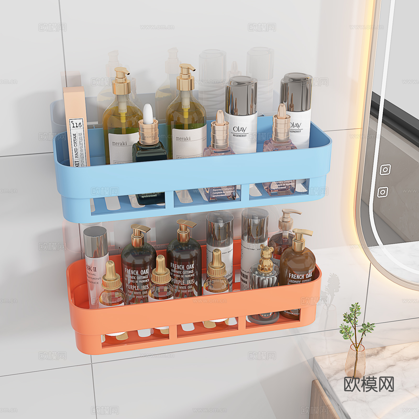 卫生间挂篮3d模型下载