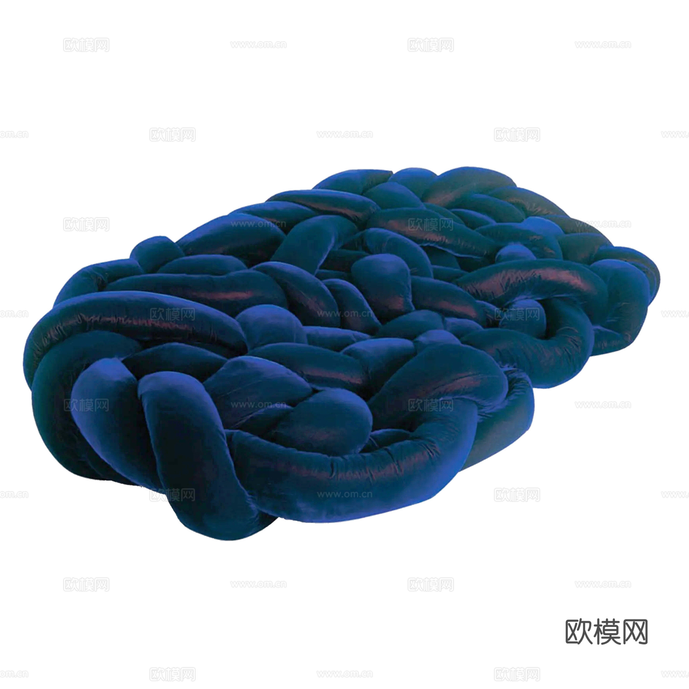 现代异形多人沙发su模型