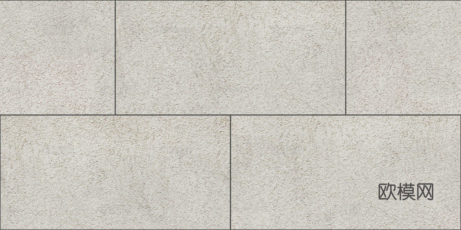 现代无缝浅色真石漆 分缝外墙漆 肌理漆贴图