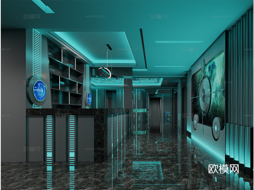 某沐足会所施工图cad施工图