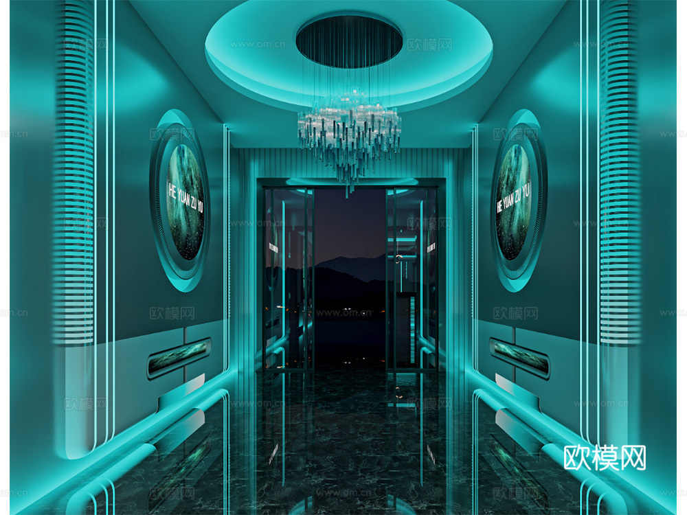 某沐足会所施工图cad施工图