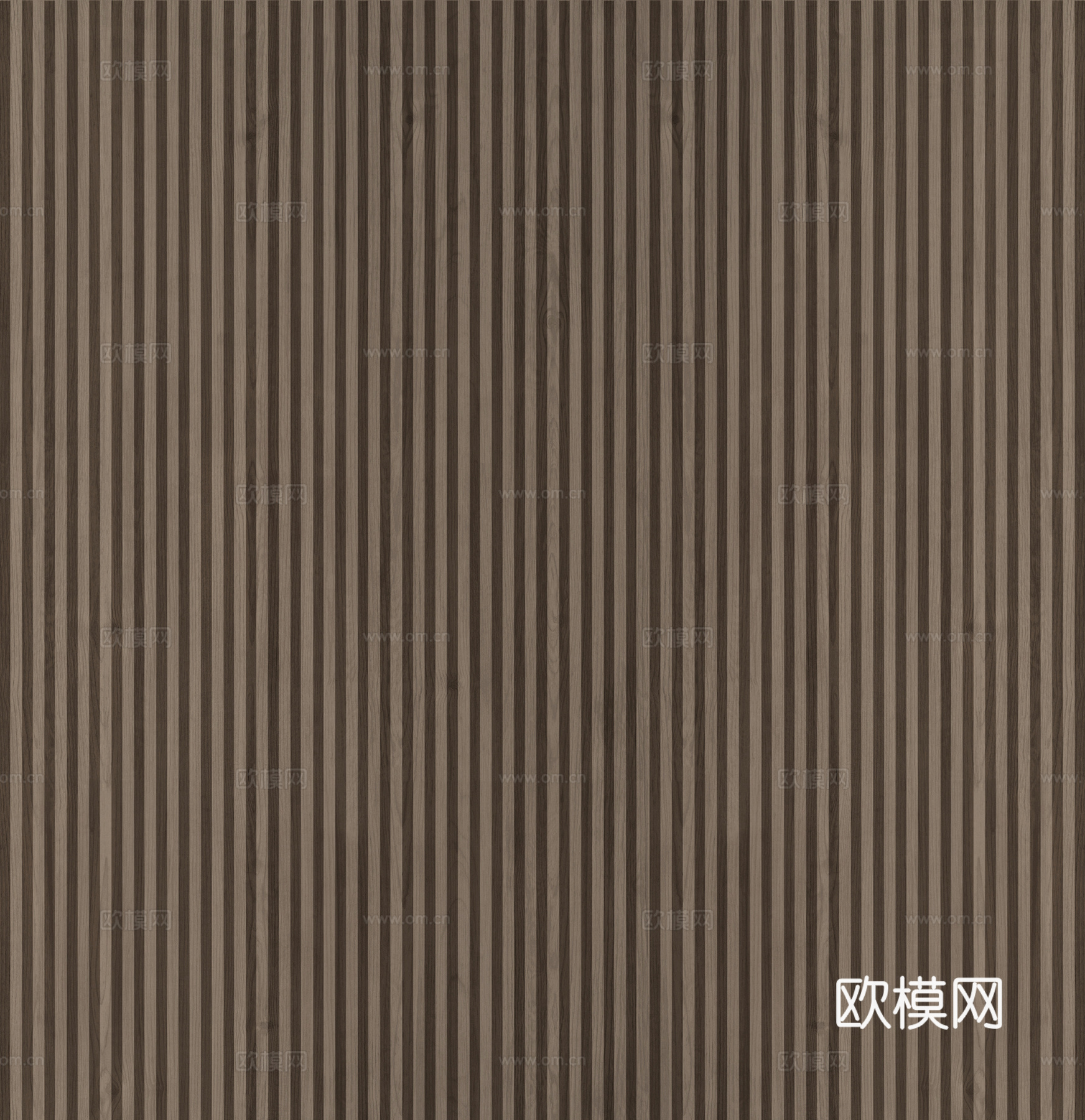 无缝深棕色木格栅 板材 长城板 波浪板