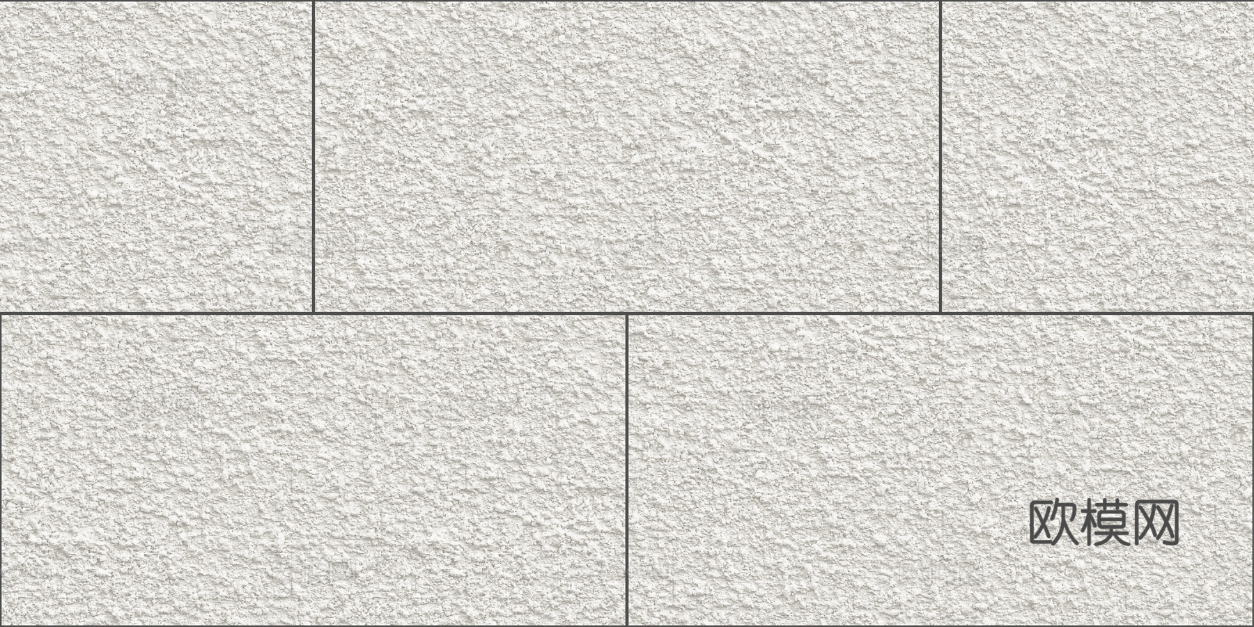 现代无缝浅色真石漆 分缝外墙漆 肌理漆贴图