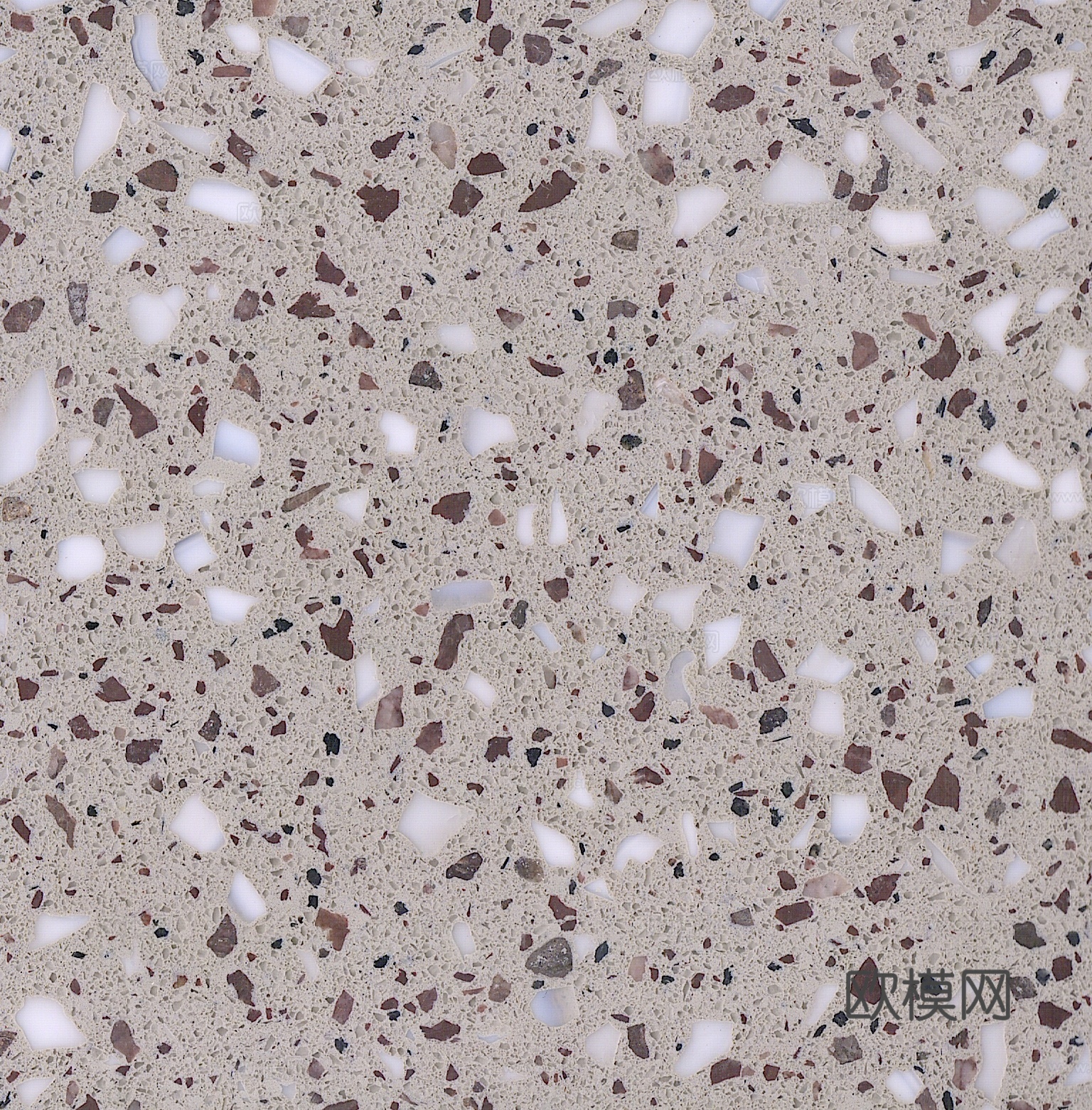 灰色颗粒水磨石