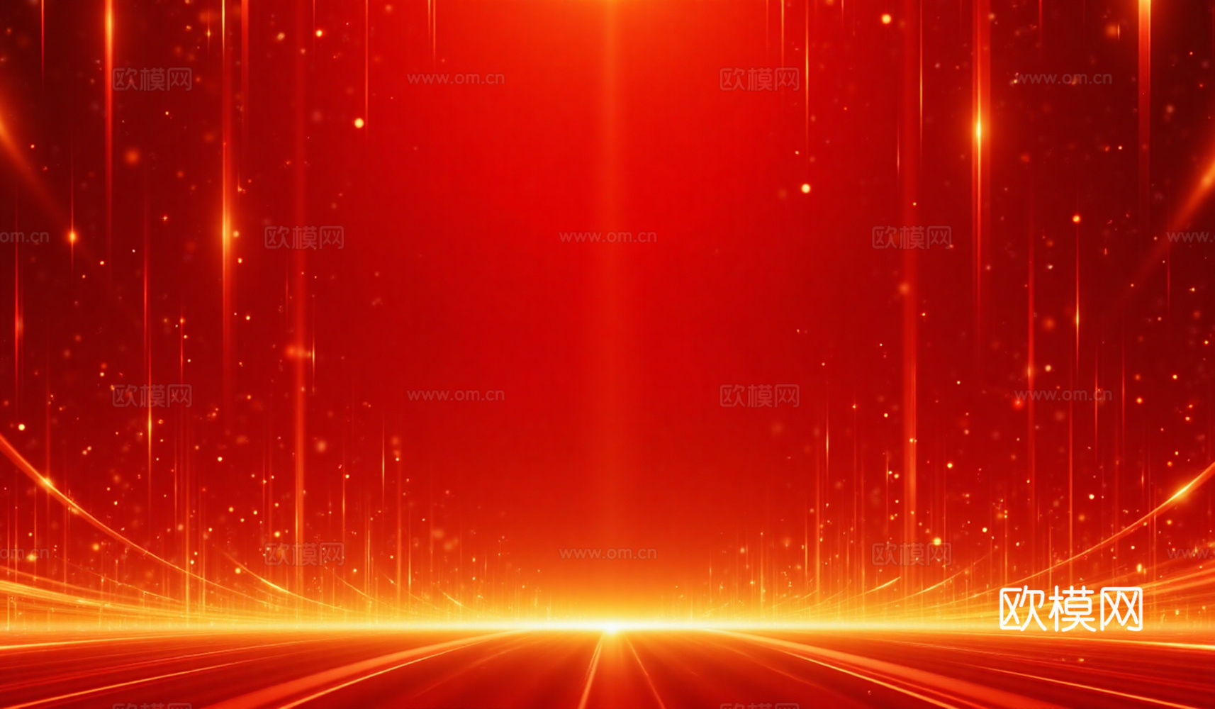 红色光晕背景 金色光线背景 企业党建背景