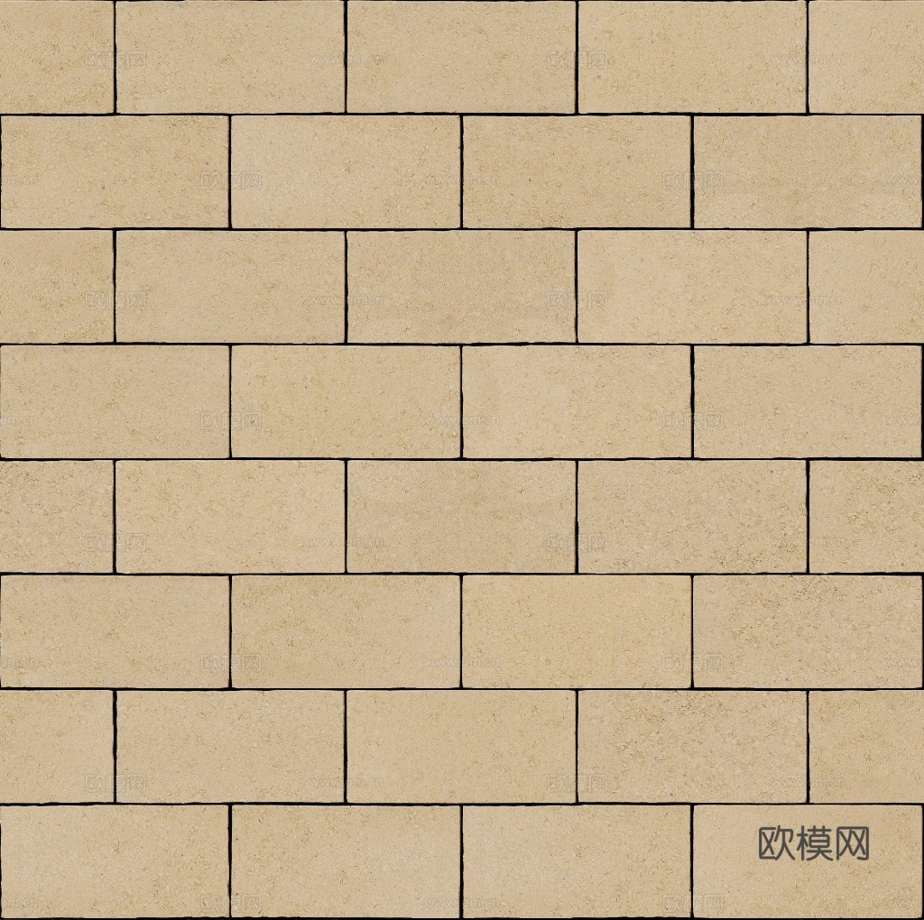 黄色文化石贴图