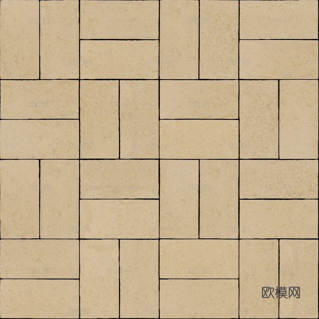 黄色编织形石灰岩地面下载