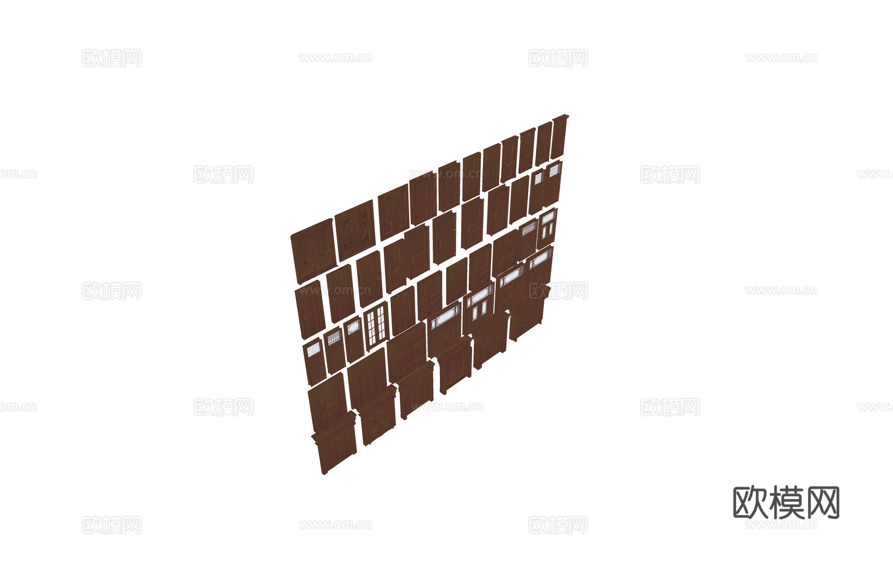 陈设 窗 小品 装饰 桌椅 门窗 五金 门 室内su模型