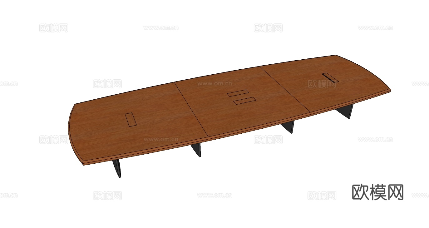 会议桌 办公家具 会议台su模型