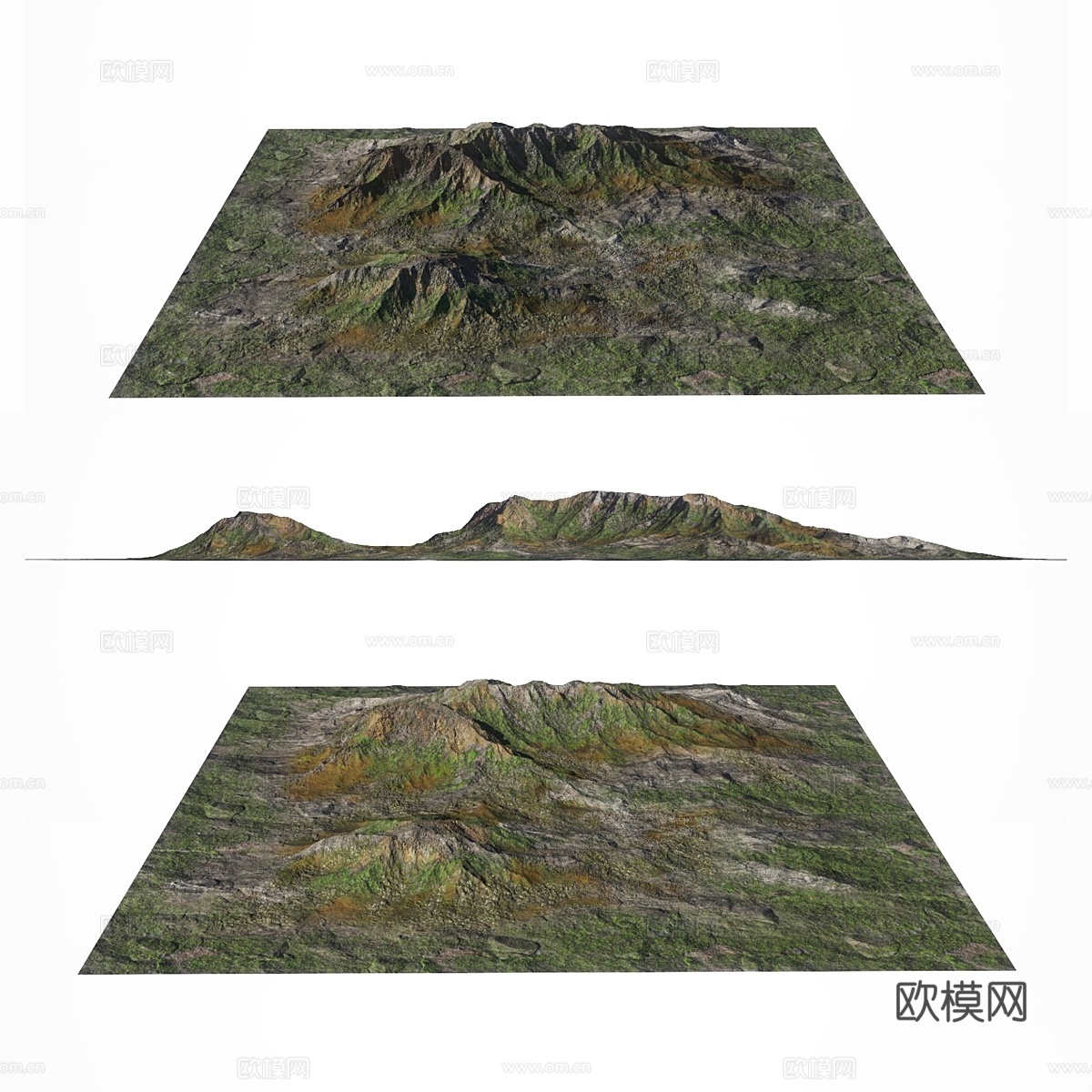 山脉3d模型下载