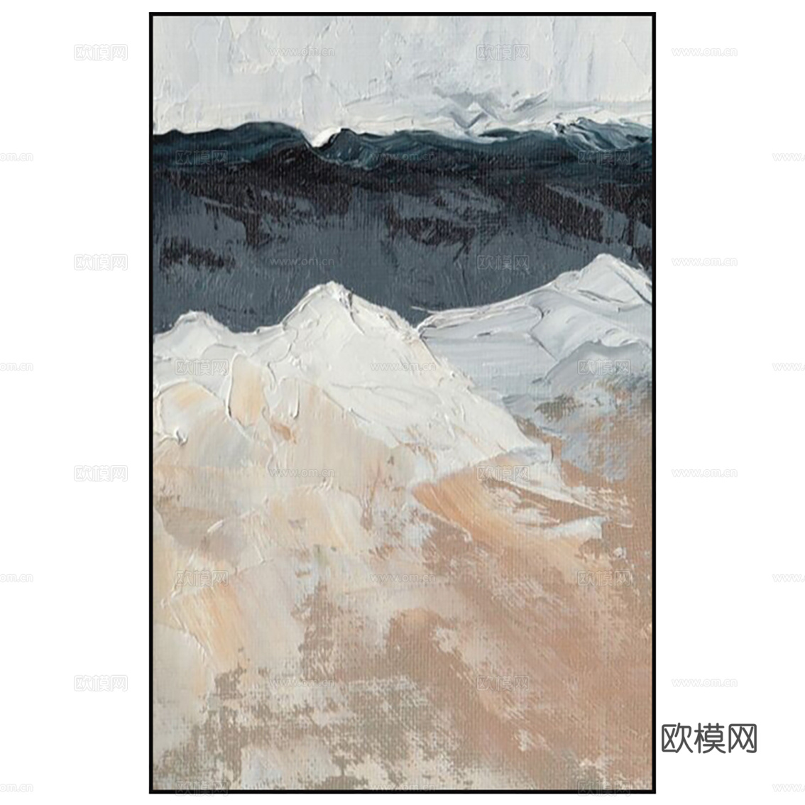 现代装饰艺术画 抽象画 现代画贴图