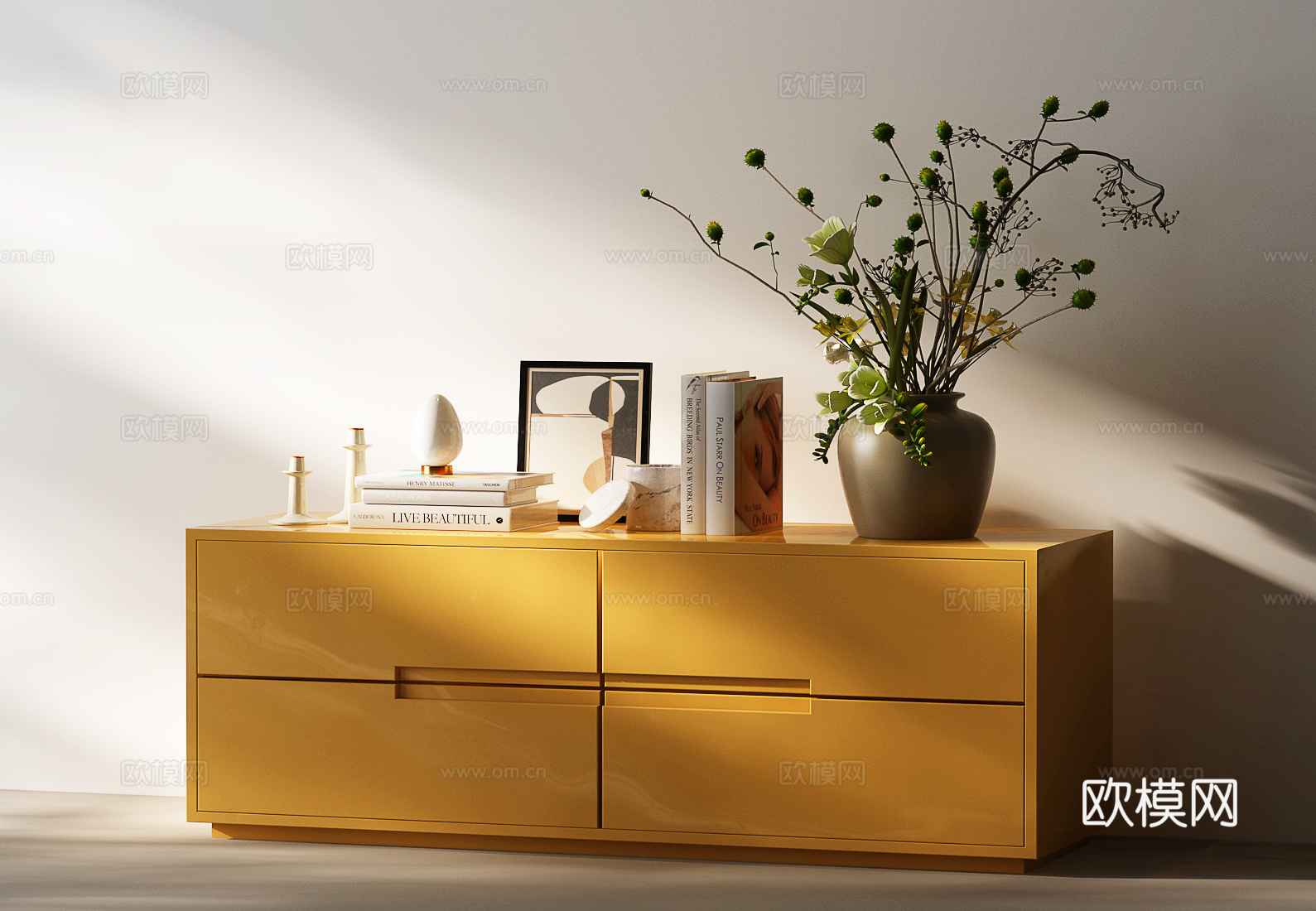 玄关柜 边柜 斗柜 装饰柜 餐边柜3d模型下载