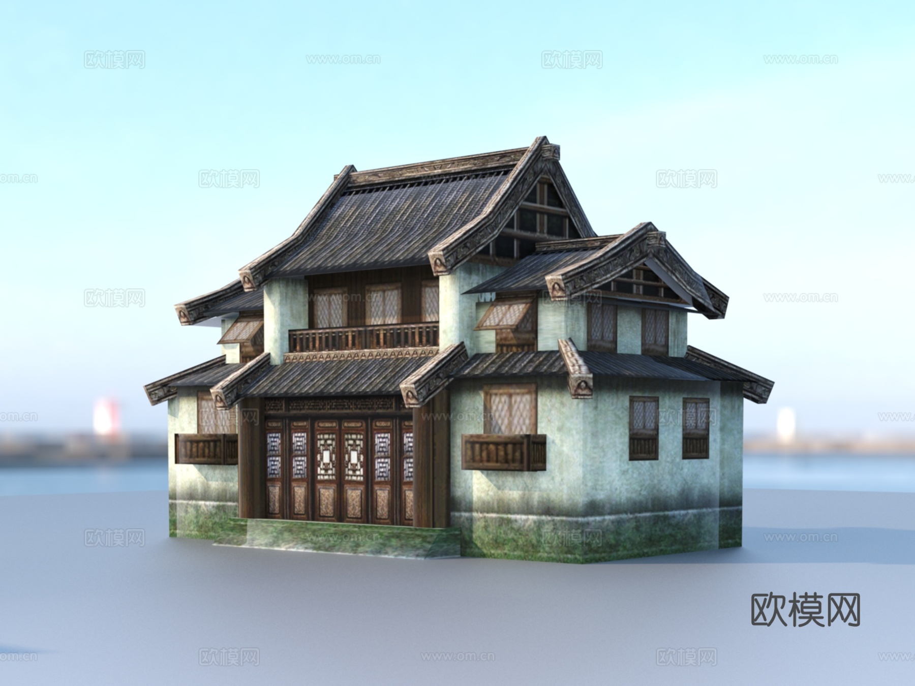 古建筑 游戏古建3d模型下载