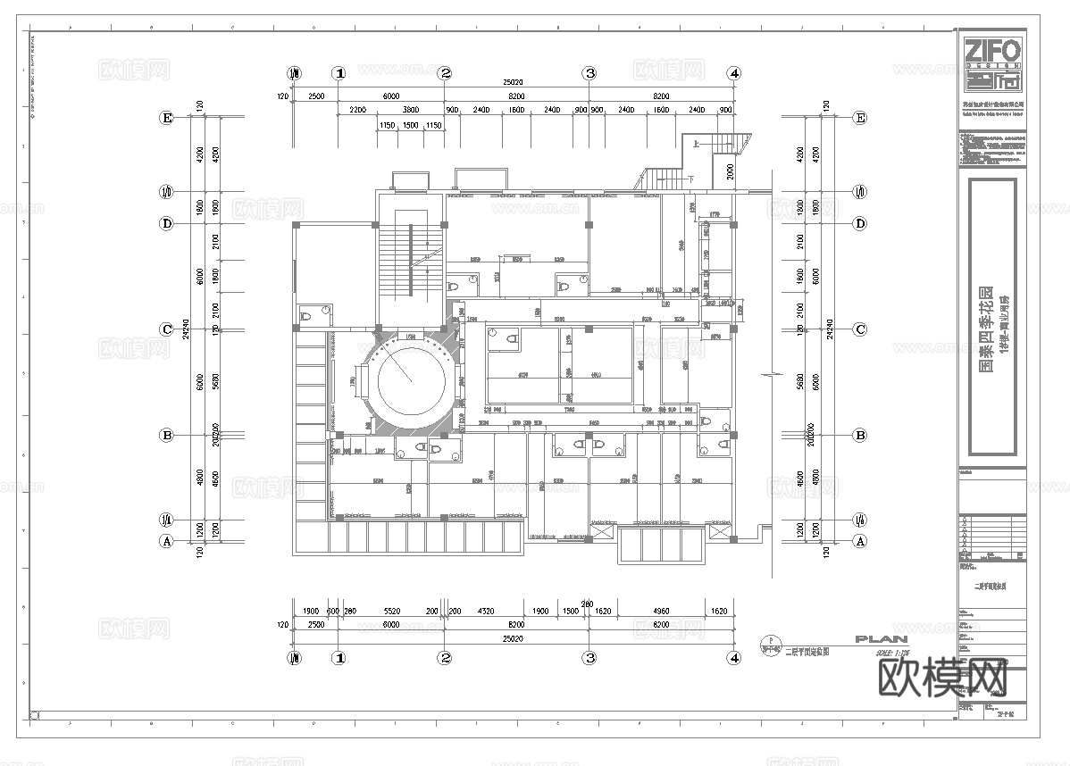 茶楼会所 最新全套施工图合集cad施工图