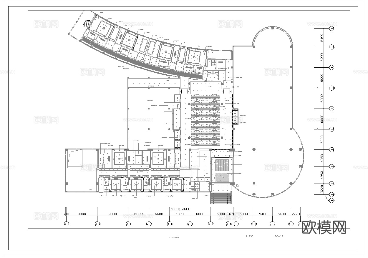 最新全套 徽菜馆  施工图合集cad施工图