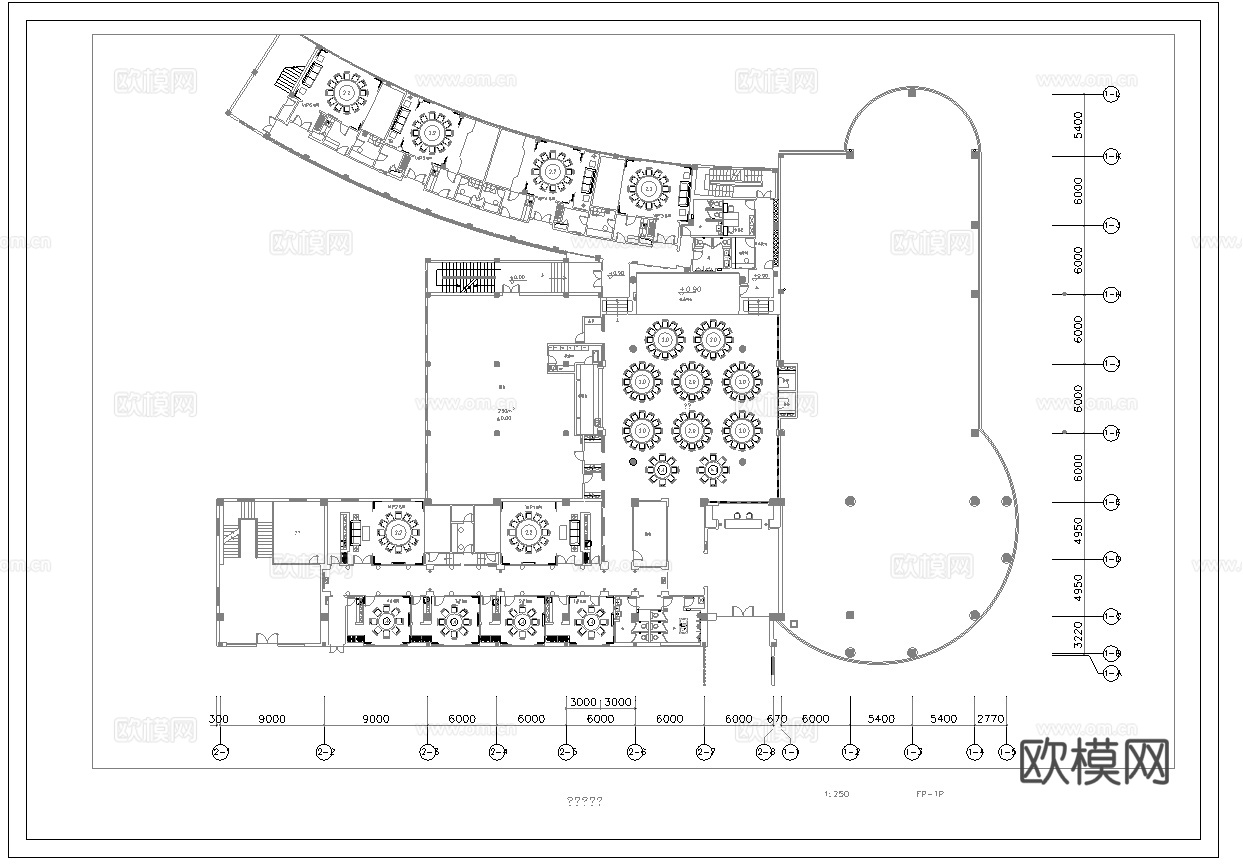 最新全套 徽菜馆  施工图合集cad施工图